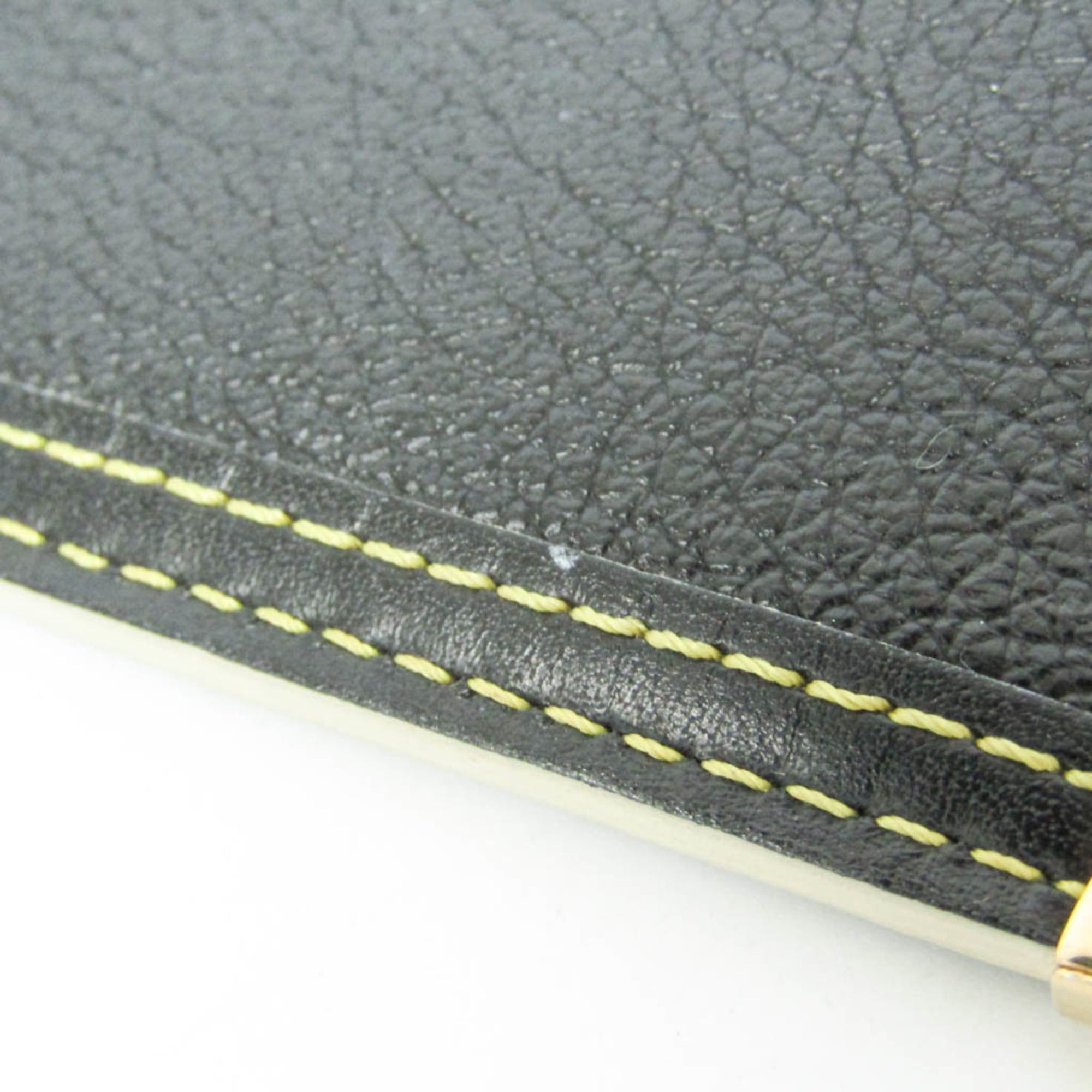 Louis Vuitton Louis Vuitton Suhali Key Pouch M91824 Women,Men Suhali Leather Coin Purse/coin Case Noir Size ONE SIZE - 9 Thumbnail