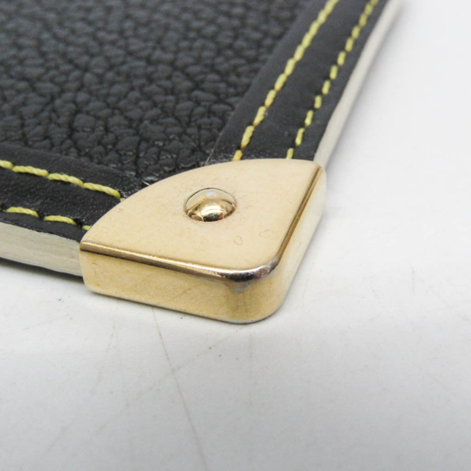 Louis Vuitton Louis Vuitton Suhali Key Pouch M91824 Women,Men Suhali Leather Coin Purse/coin Case Noir Size ONE SIZE - 6 Thumbnail