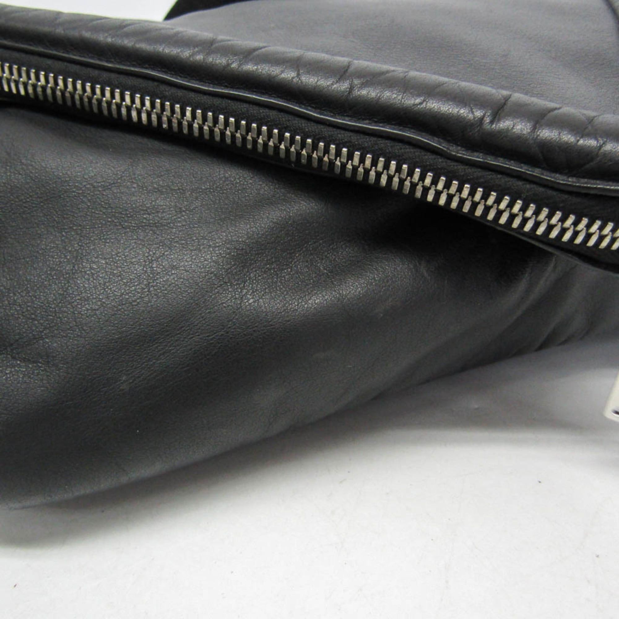 Bottega Veneta Bottega Veneta Beak Belt Bag 659419 Women's Leather Shoulder Bag Black Size ONE SIZE - 5 Thumbnail