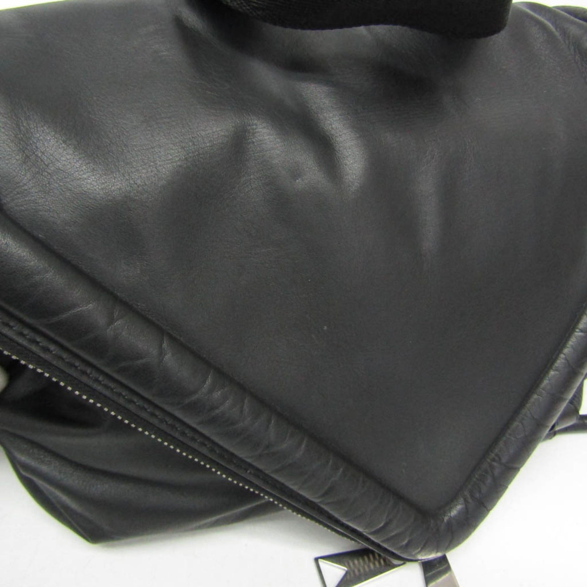 Bottega Veneta Bottega Veneta Beak Belt Bag 659419 Women's Leather Shoulder Bag Black Size ONE SIZE - 6 Thumbnail