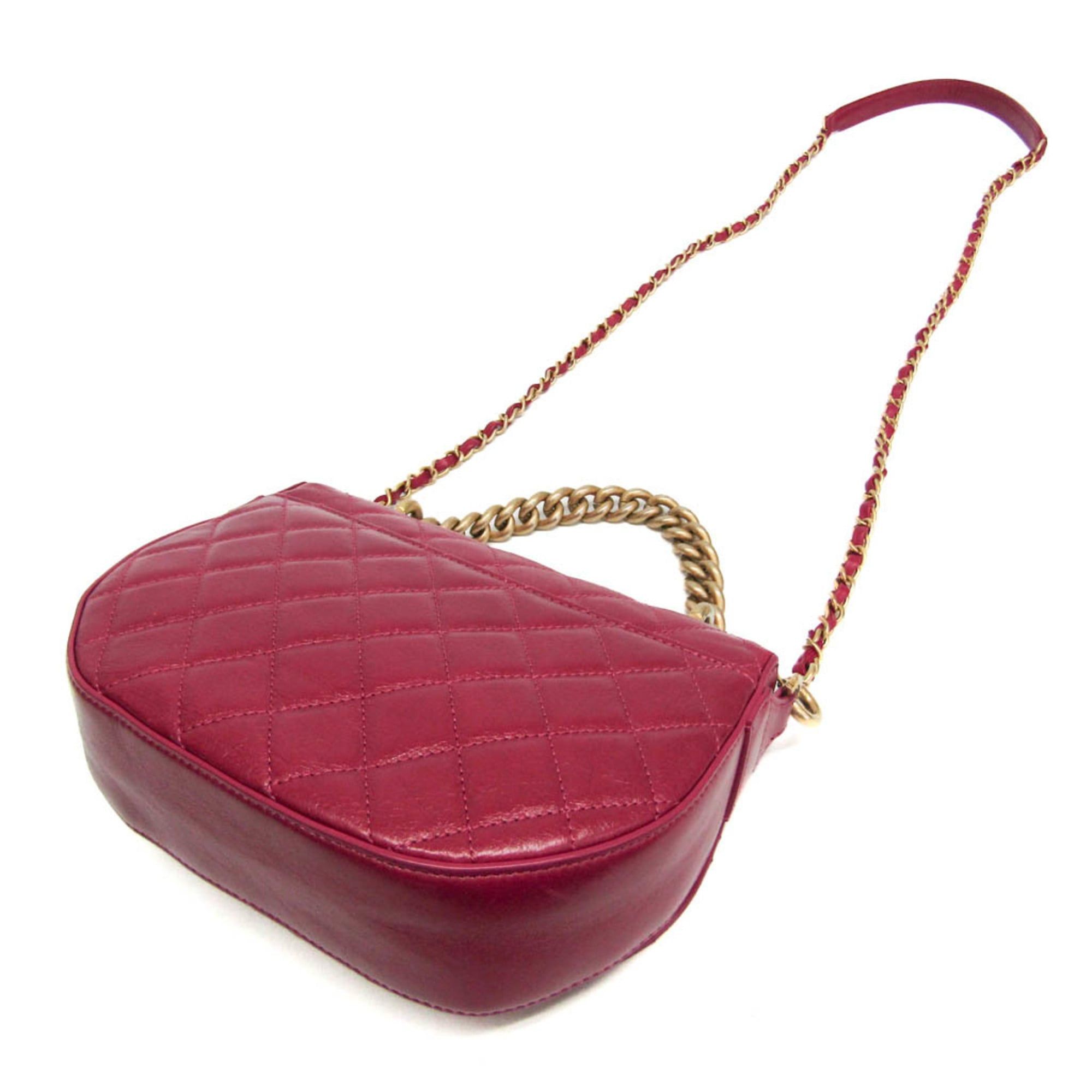 Chanel Chanel Matelasse Women's Leather Handbag,Shoulder Bag Pink Size ONE SIZE - 2 Thumbnail
