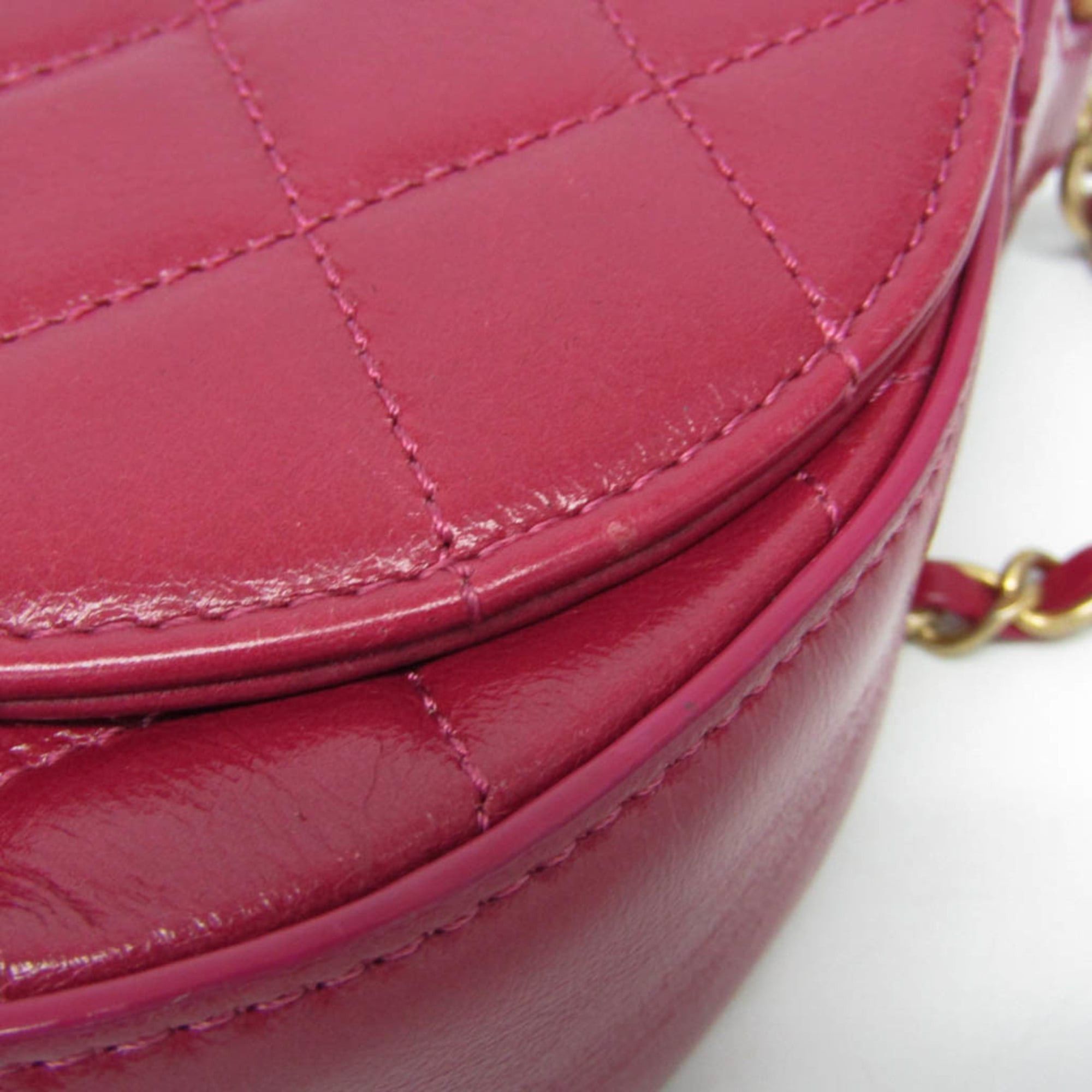 Chanel Chanel Matelasse Women's Leather Handbag,Shoulder Bag Pink Size ONE SIZE - 7 Thumbnail