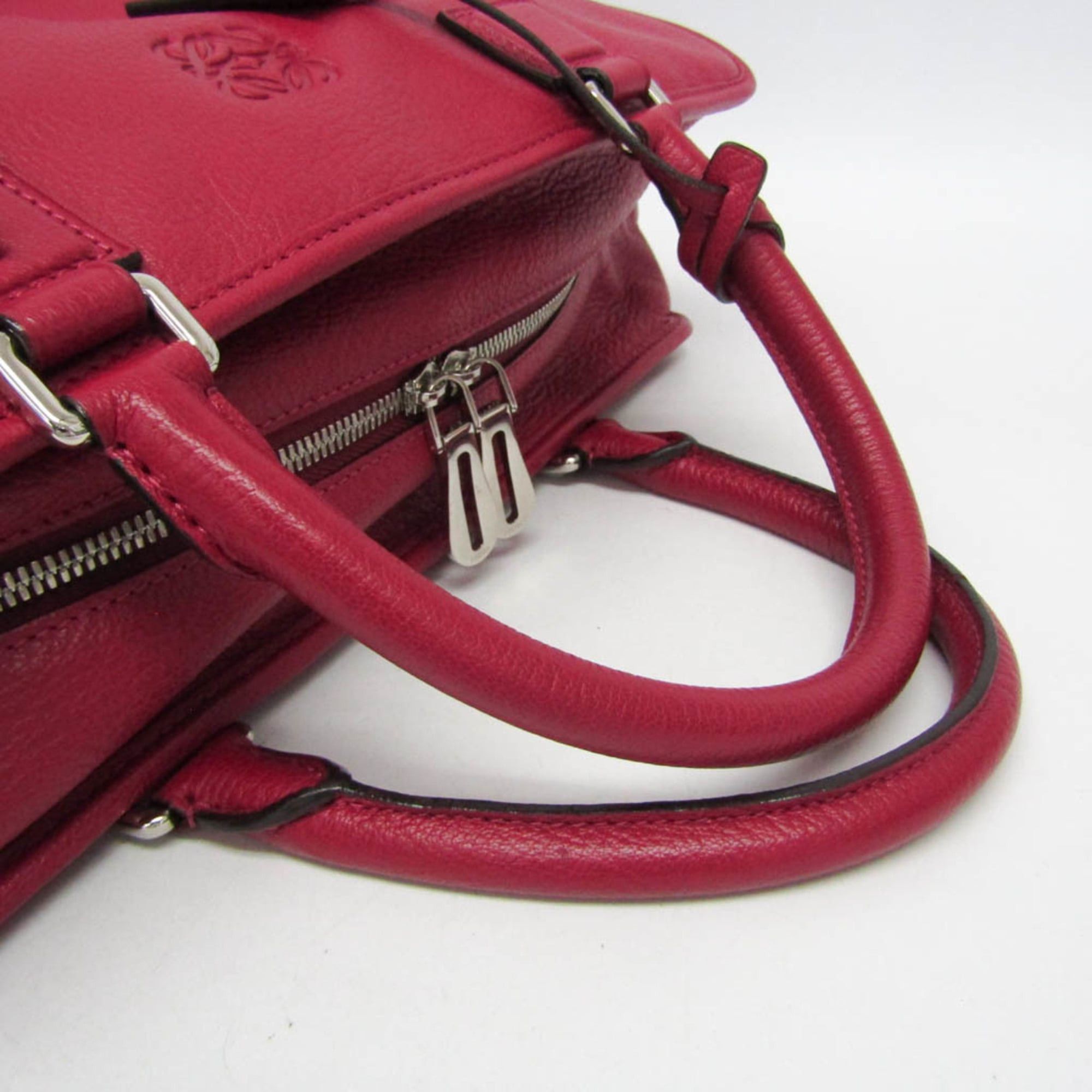 Loewe Loewe Amazona 36 Women's Leather Handbag Pink Size ONE SIZE - 7 Thumbnail