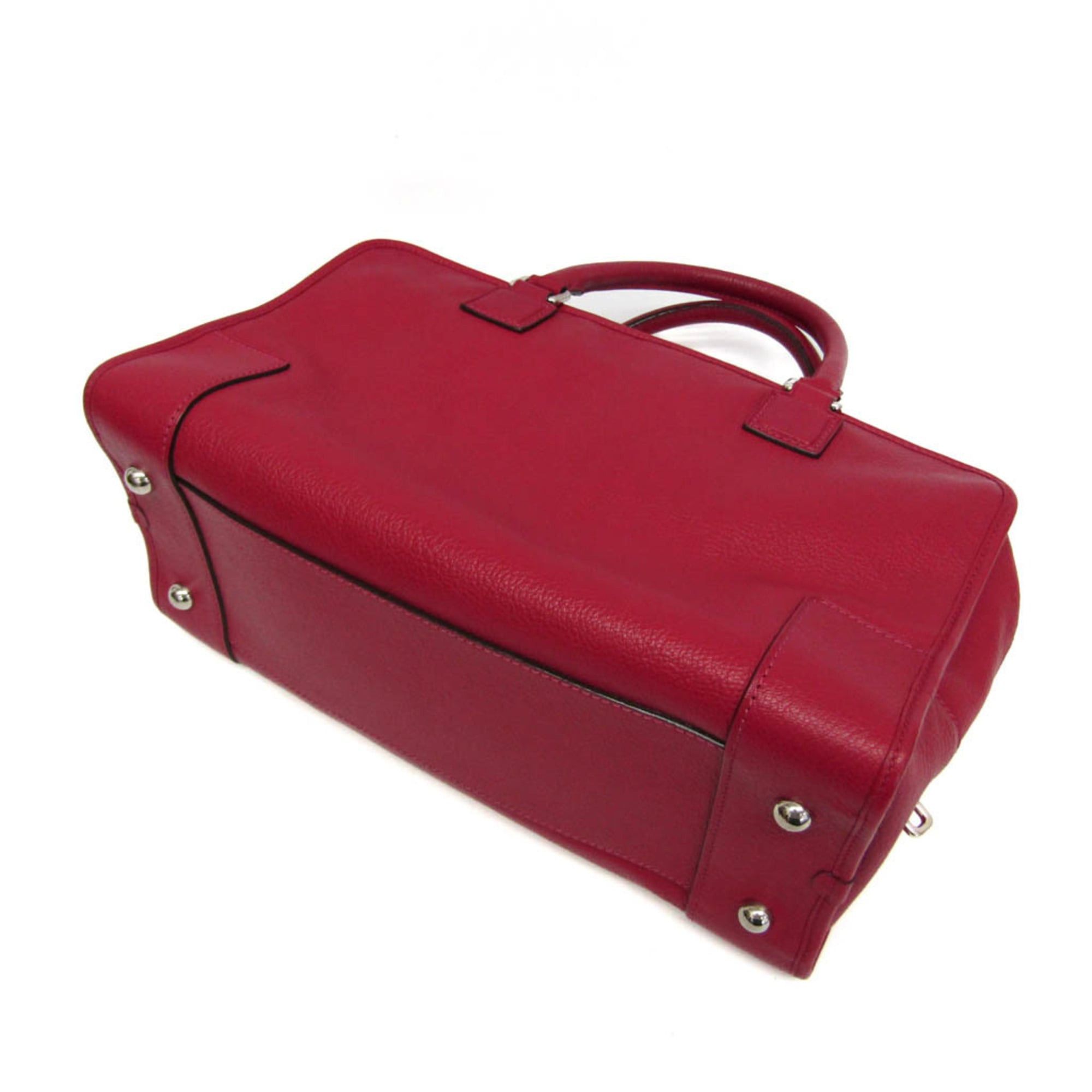 Loewe Loewe Amazona 36 Women's Leather Handbag Pink Size ONE SIZE - 3 Thumbnail