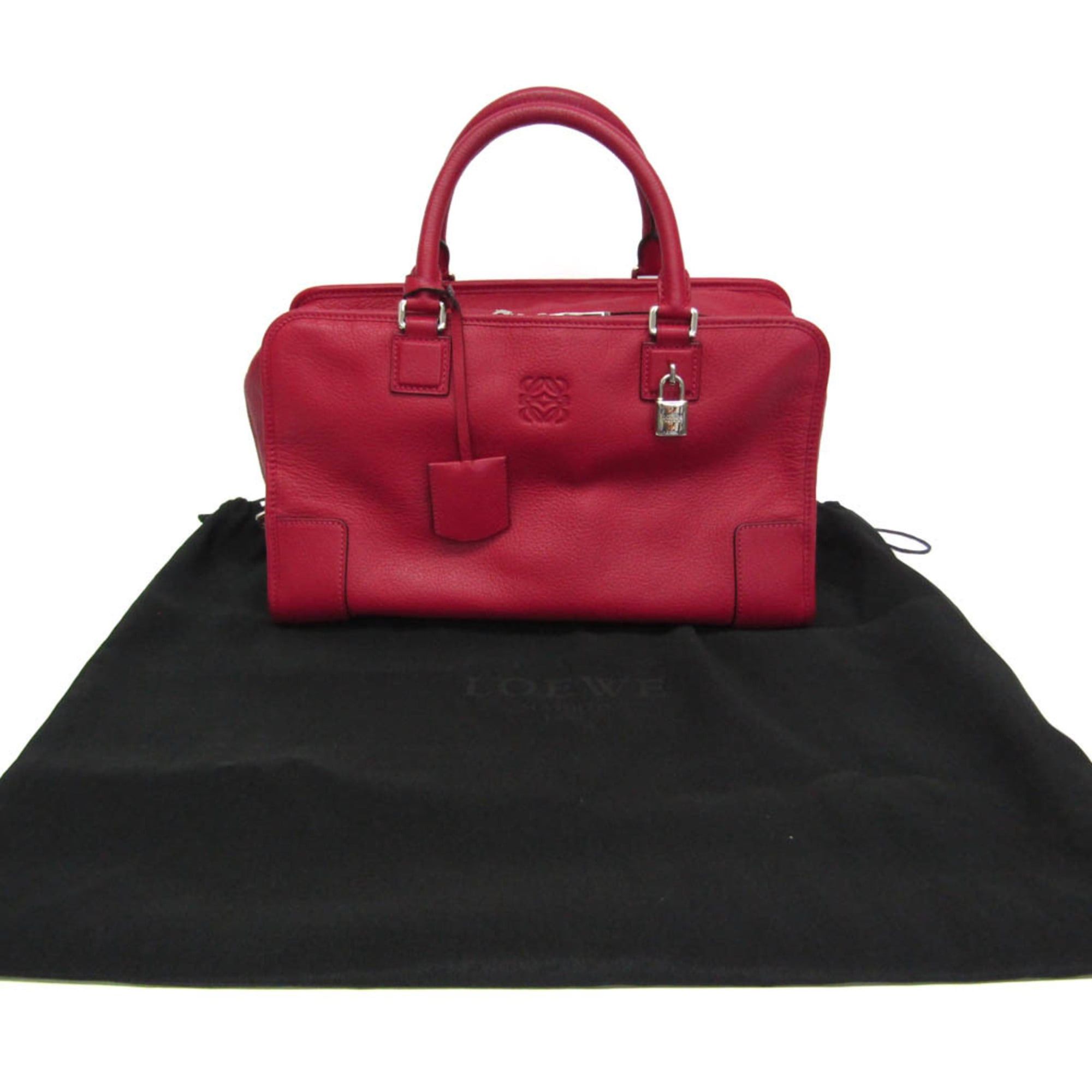 Loewe Loewe Amazona 36 Women's Leather Handbag Pink Size ONE SIZE - 2 Thumbnail