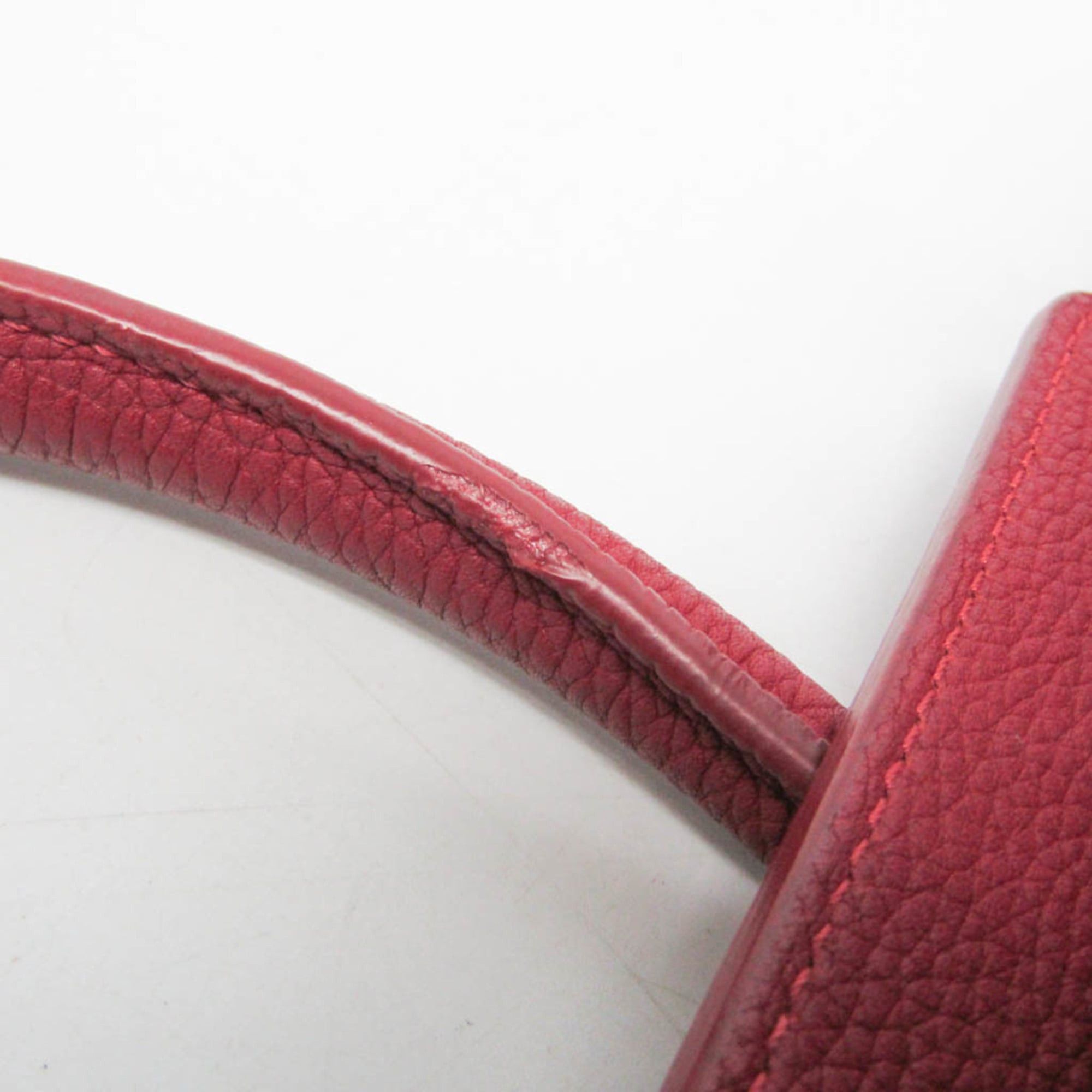 Celine Celine Luggage Micro Shopper 167793 Women's Leather Handbag Red Color Size ONE SIZE - 8 Thumbnail