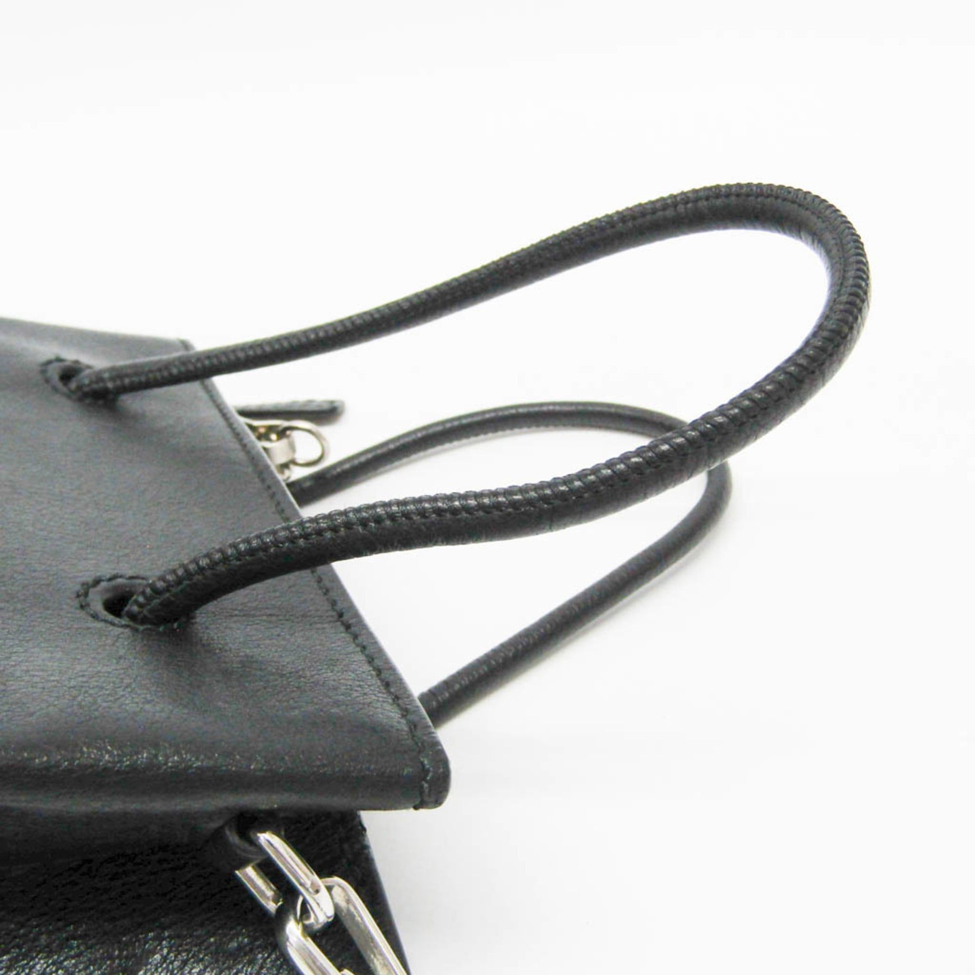 Balenciaga Balenciaga Everyday Shopping Tote XXS 528655 Women's Leather Shoulder Bag,Tote Bag Black Size ONE SIZE - 8 Thumbnail