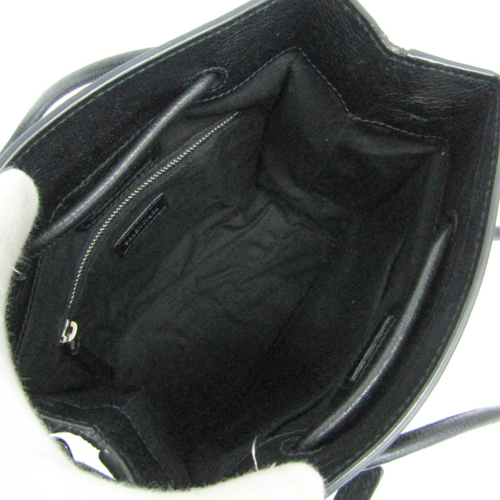 Balenciaga Balenciaga Everyday Shopping Tote XXS 528655 Women's Leather Shoulder Bag,Tote Bag Black Size ONE SIZE - 3 Thumbnail
