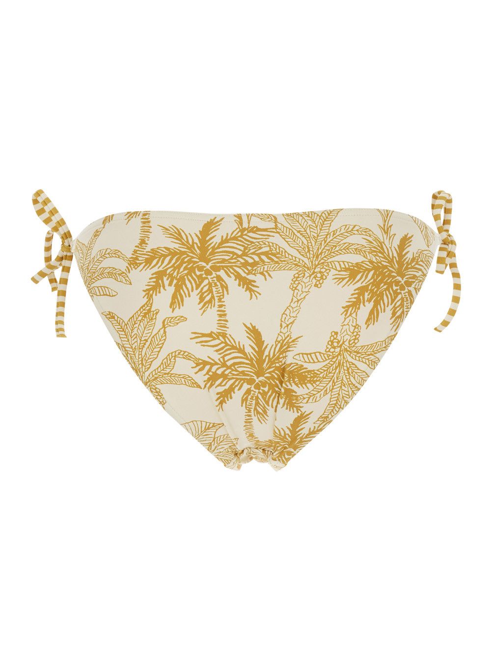 ERES 'Solarium' Yellow Bikini Bottom with Adjustable Tie Closure and All-Over Floral Print in Tech Fabric for Women Size M / US 6-8 / IT 42-44 - 2 Thumbnail