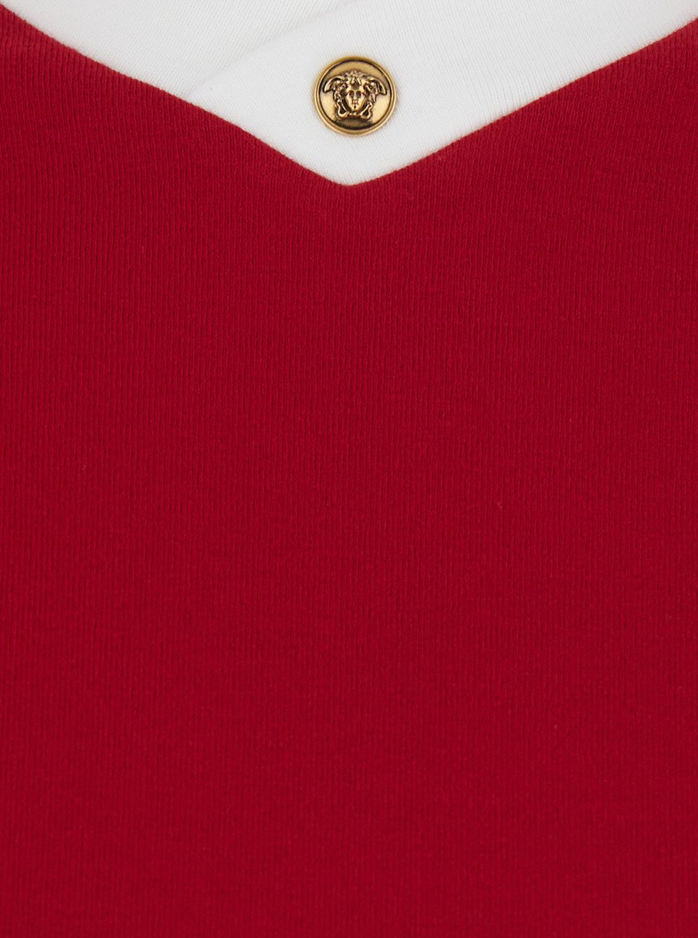 Versace TSHIRT - Red - Logo Print T-Shirt on the Front - Cotton - Men Size M / US 6-8 / IT 42-44 - 3 Thumbnail