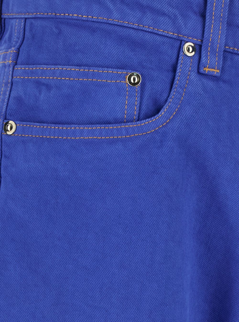Versace Blue 'FERMO IN BULL' Jeans with Five Pockets for Men Size US 34 / EU 50 - 3 Thumbnail