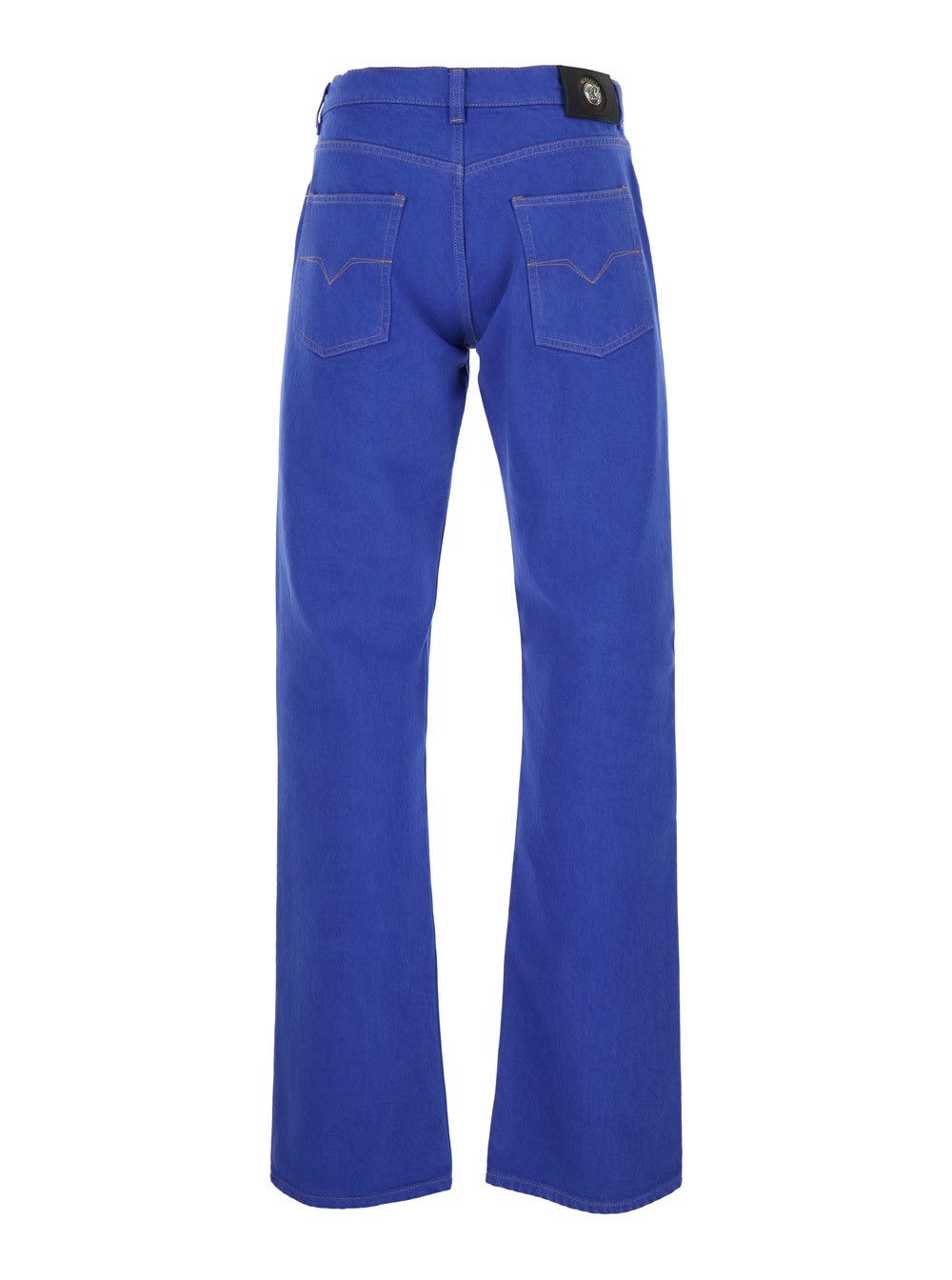 Versace Blue 'FERMO IN BULL' Jeans with Five Pockets for Men Size US 34 / EU 50 - 2 Thumbnail