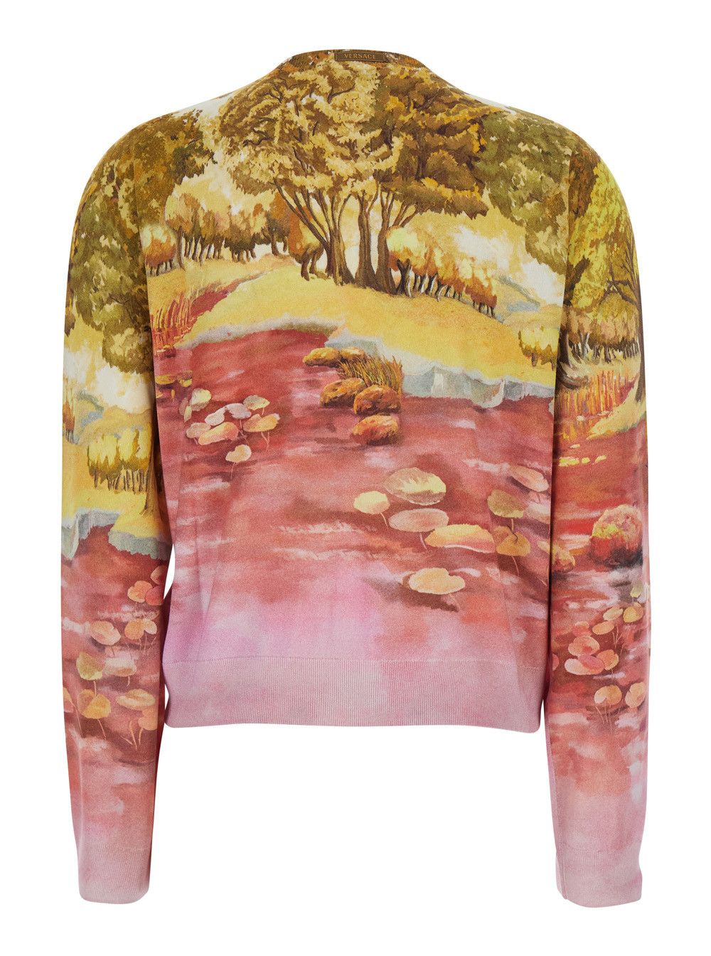 Versace NATURIST PRINT CARDIGAN LOOK62 Size M / US 6-8 / IT 42-44 - 2 Thumbnail