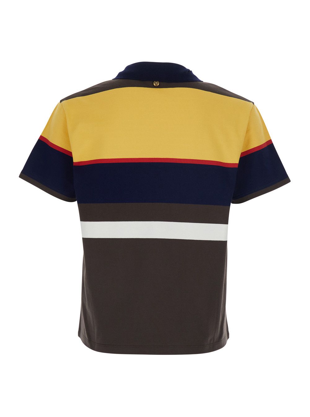 Versace Multicolor 'STRIPS' T-Shirt with Colorful Details for Men Size US L / EU 52-54 / 3 - 2 Thumbnail