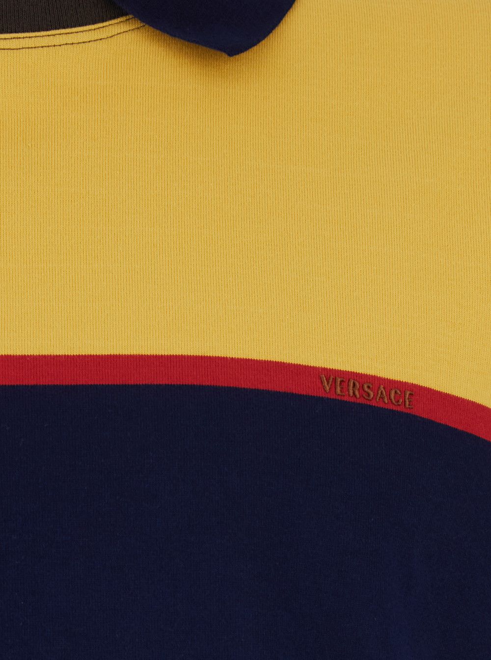 Versace Multicolor 'STRIPS' T-Shirt with Colorful Details for Men Size US XL / EU 56 / 4 - 3 Thumbnail