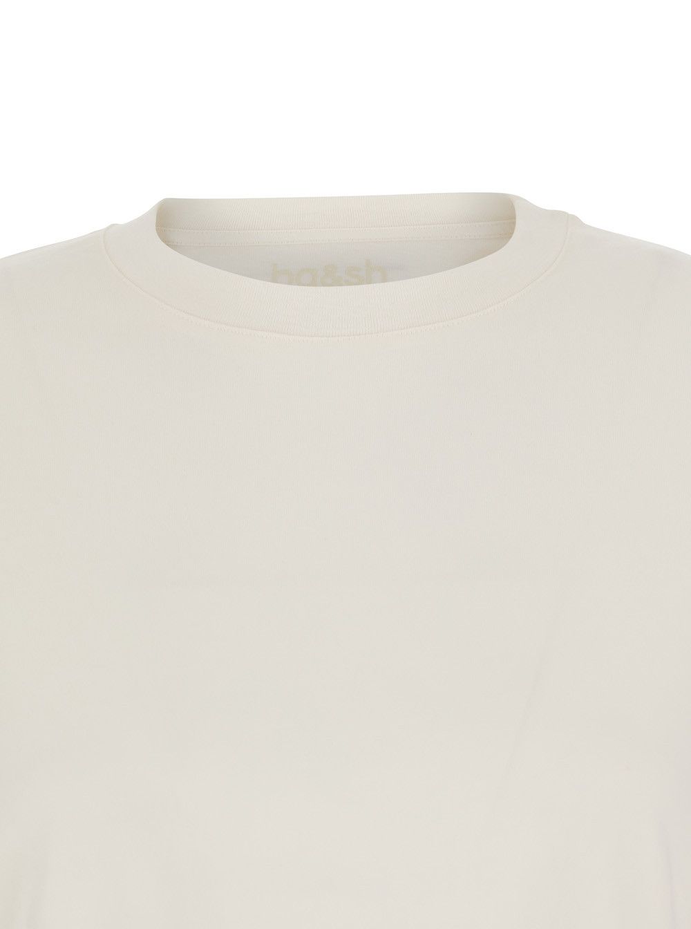 ba&sh "Rosie" White T-Shirt with Round Neck and Short Sleeves in Cotton Woman Size S / US 4 / IT 40 - 3 Thumbnail