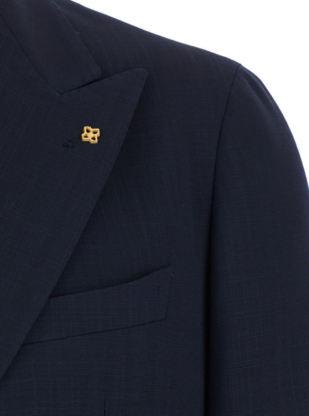 Tagliatore Blue Double-breasted Jacket with Peak Revers in Wool for Men Size US M / EU 48-50 / 2 - 3 Thumbnail