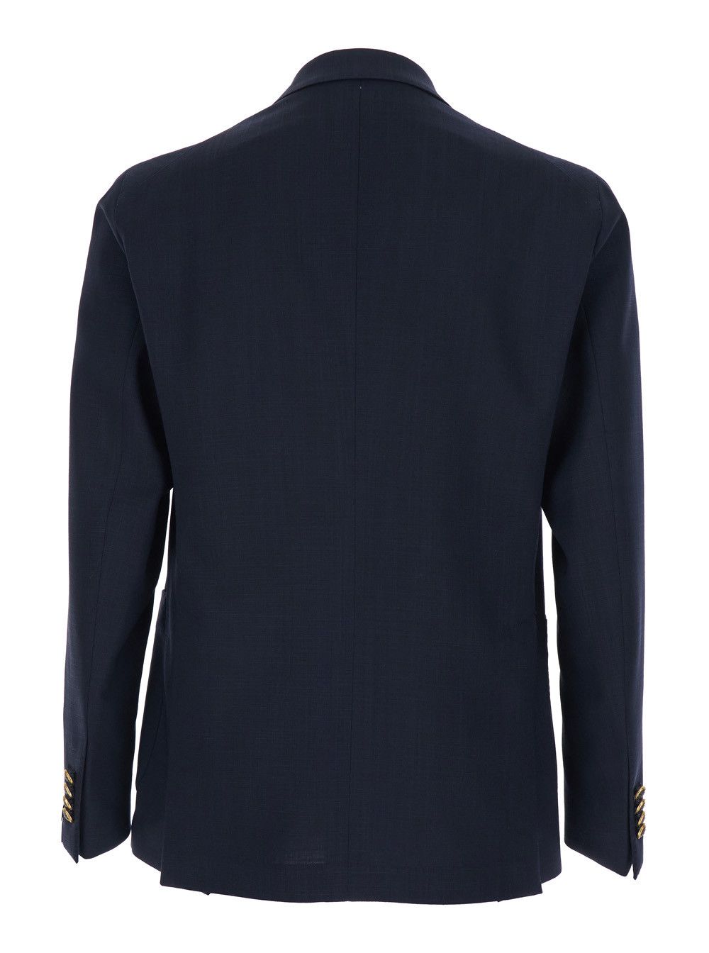 Tagliatore Blue Double-breasted Jacket with Peak Revers in Wool for Men Size US XXL / EU 58 / 5 - 2 Thumbnail