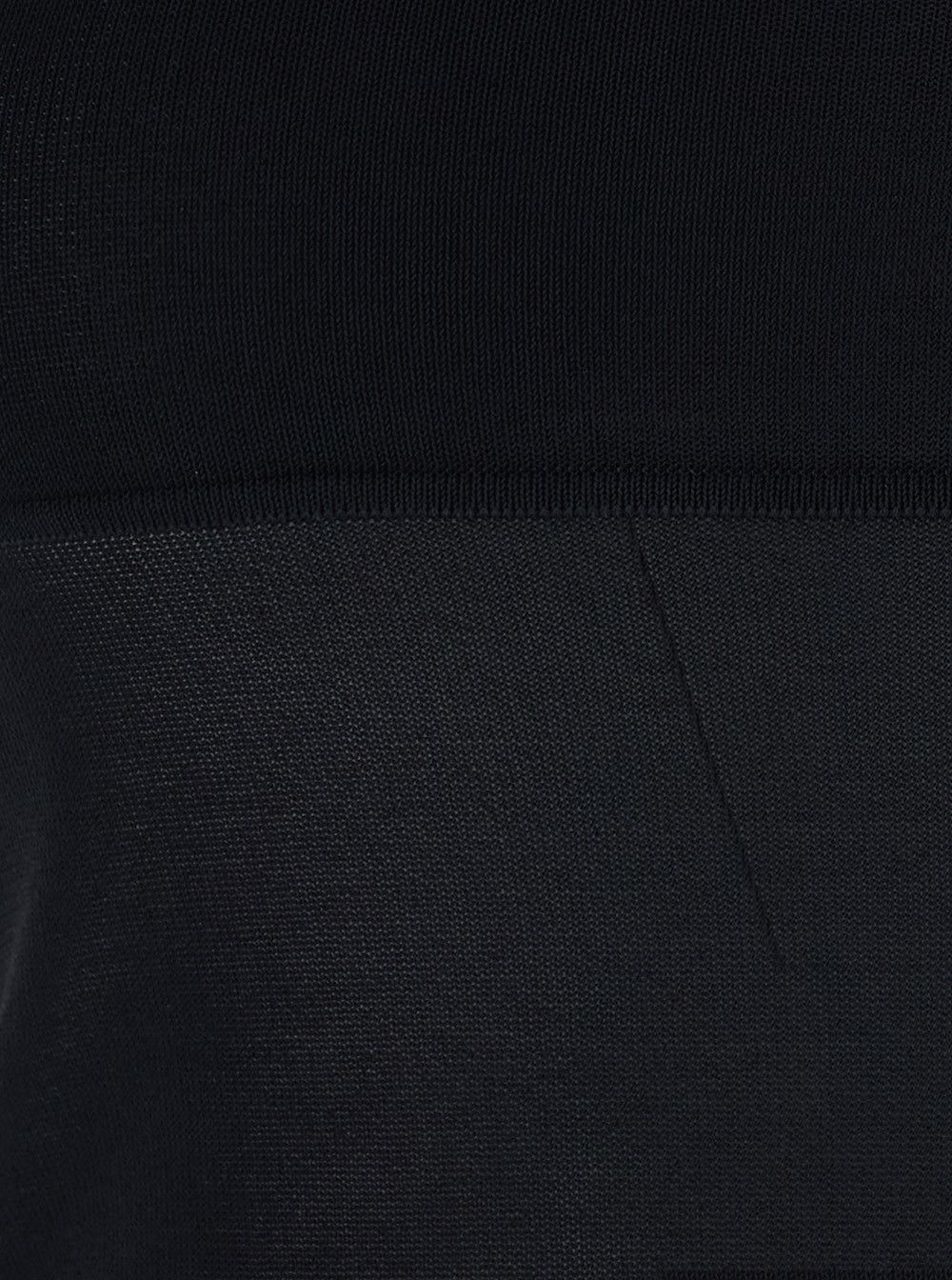 Max Mara Black Top with Round Neck in Viscose Woman Size S / US 4 / IT 40 - 3 Thumbnail