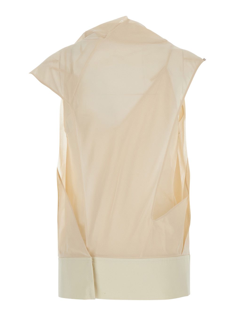 Sportmax Top 'SPSGRADO' in White Cotton for Women Size M / US 6-8 / IT 42-44 - 2 Thumbnail