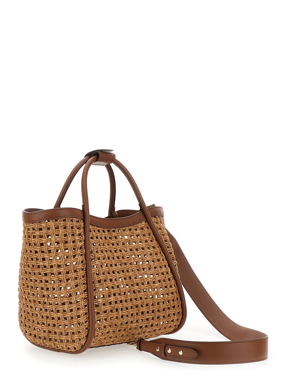 Max Mara Handbag 'MXAMARIN' Beige with leather details and zip closure in Polyamide Women Size ONE SIZE - 3 Thumbnail