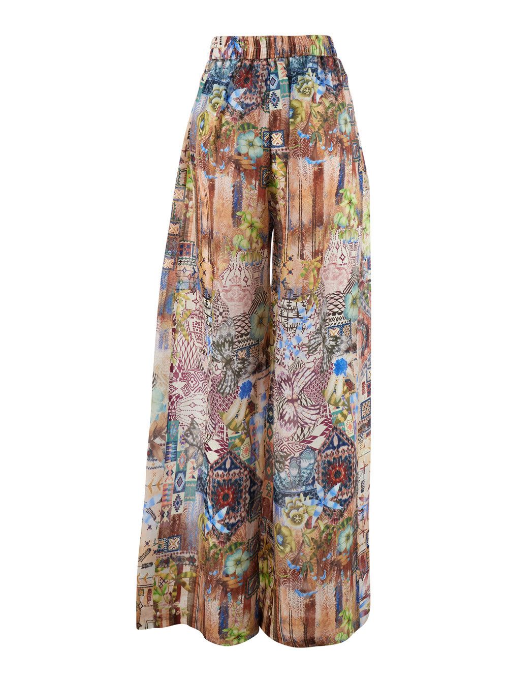 Missoni ASPEN PANT Multicolor Silk Women's Pants Size 30" / US 8 / IT 44 - 2 Thumbnail