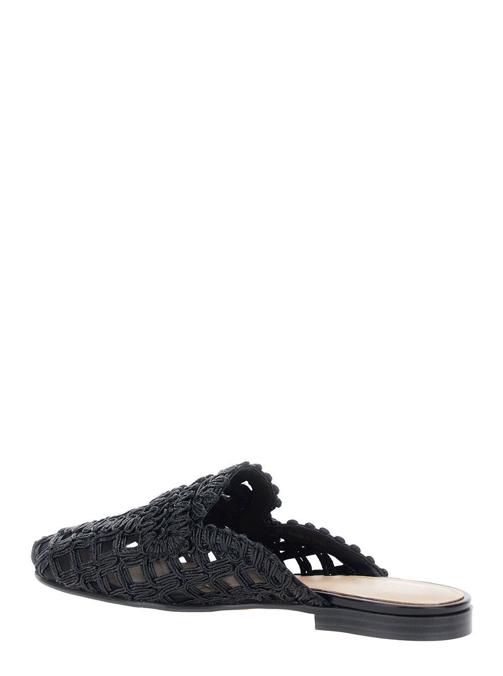 TWINSET Black MULE with Fabric Upper and Rubber Sole for Women Size US 11 / IT 41 - 3 Thumbnail