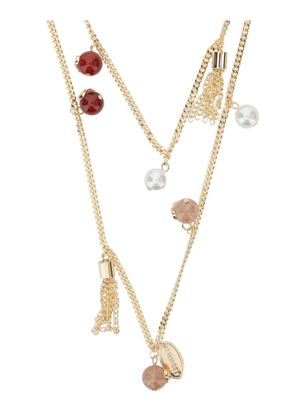 TWINSET Necklace 'NECKLACE' Metallic with Brass Details for Women Size ONE SIZE - 2 Thumbnail