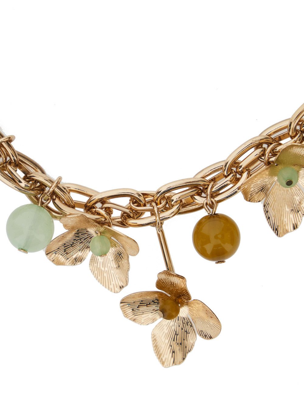 TWINSET Necklace 'FLOWER + STONE' in Metallic Metal for Women Size ONE SIZE - 2 Thumbnail