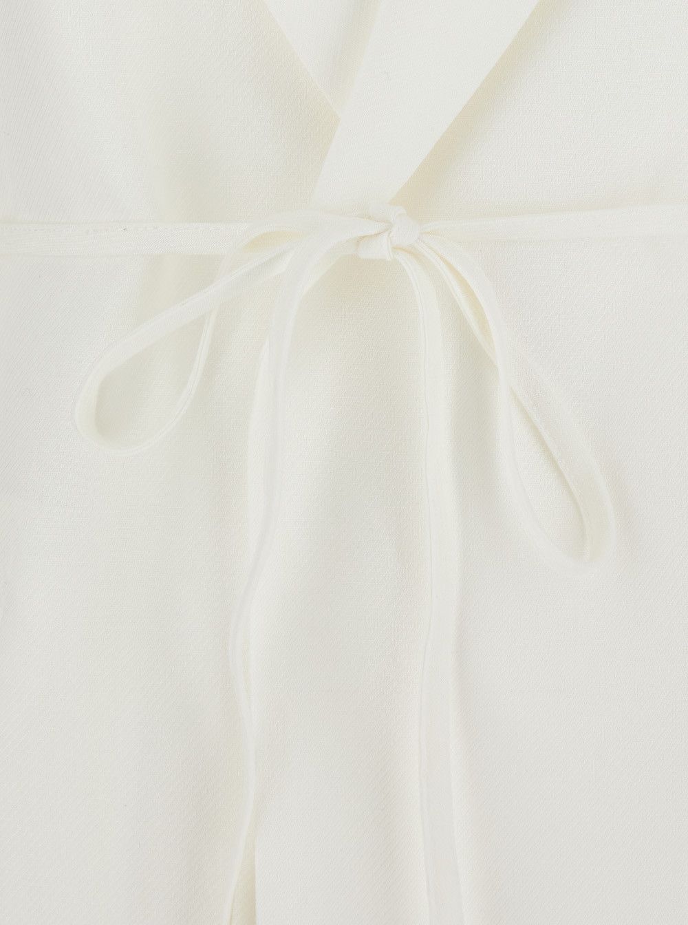 TWINSET WHITE BLAZER with Notched Revers and Button Closure in Linen Blend for Women Size M / US 6-8 / IT 42-44 - 3 Thumbnail