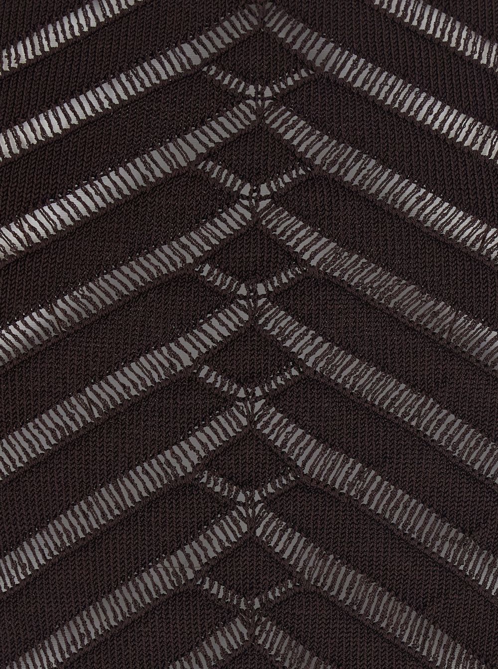 TWINSET Top 'KNITTED TOP' Brown with Elegant Design in Viscose Women Size S / US 4 / IT 40 - 3 Thumbnail