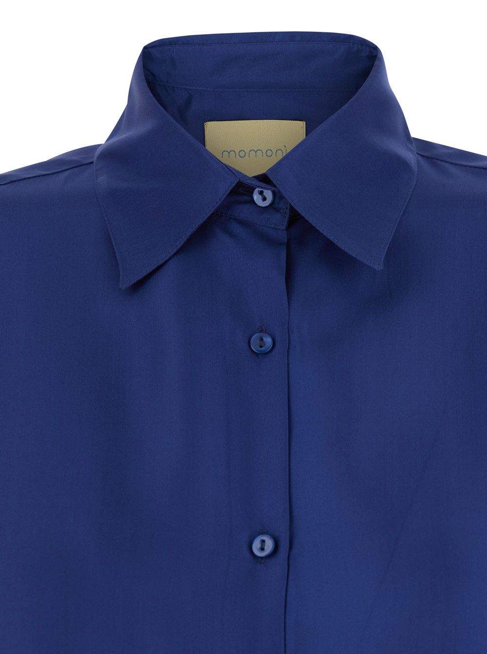 Missoni Blue Silk Classic Collar Shirt for Women Size M / US 6-8 / IT 42-44 - 3 Thumbnail