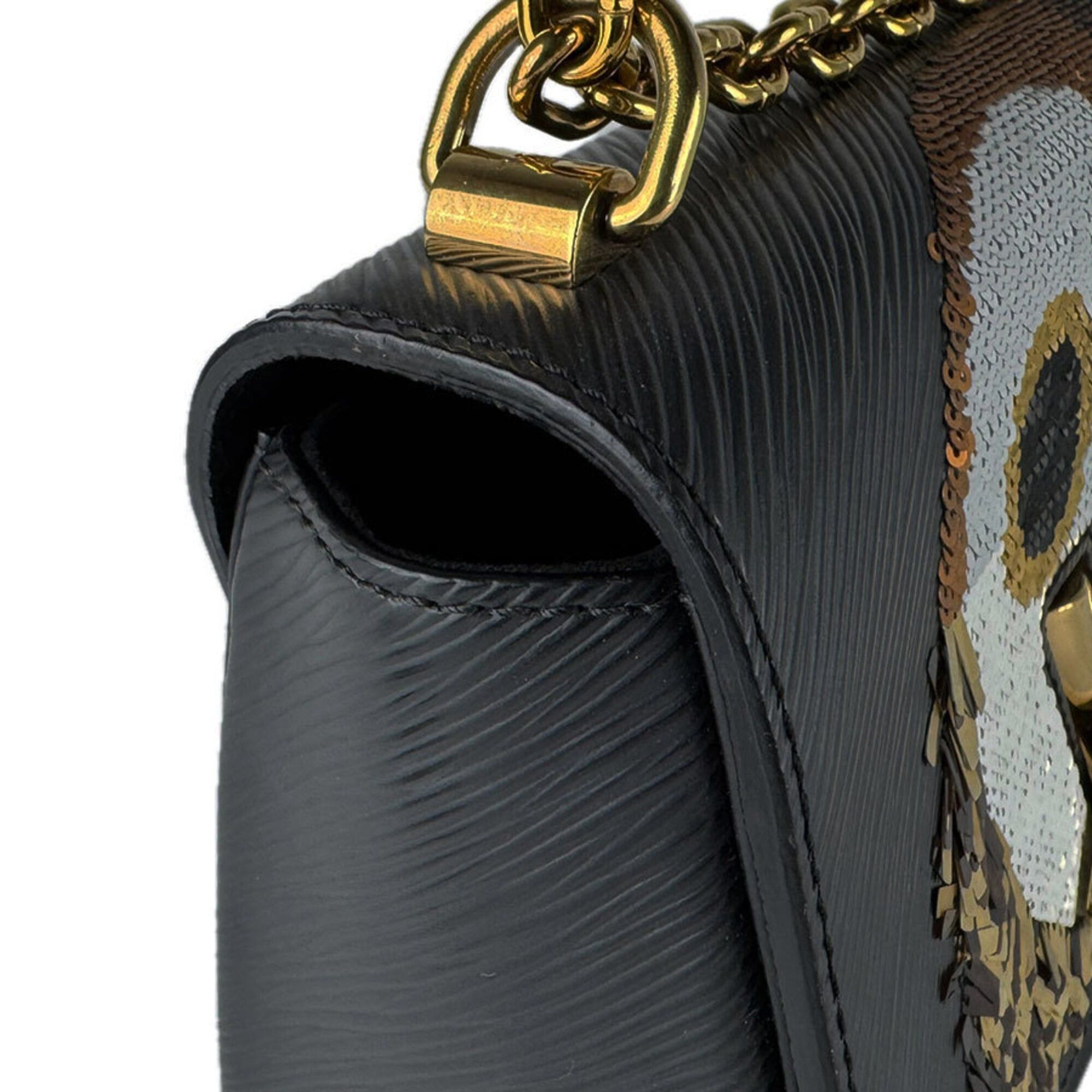 Louis Vuitton Louis Vuitton Shoulder Bag Epi Twist MM Leather Black Gold Women's M41867 z9737 Size ONE SIZE - 6 Thumbnail