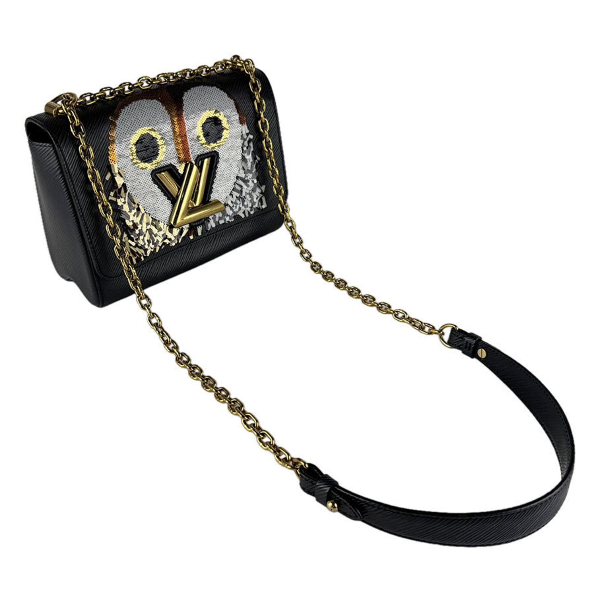 Louis Vuitton Louis Vuitton Shoulder Bag Epi Twist MM Leather Black Gold Women's M41867 z9737 Size ONE SIZE - 10 Thumbnail