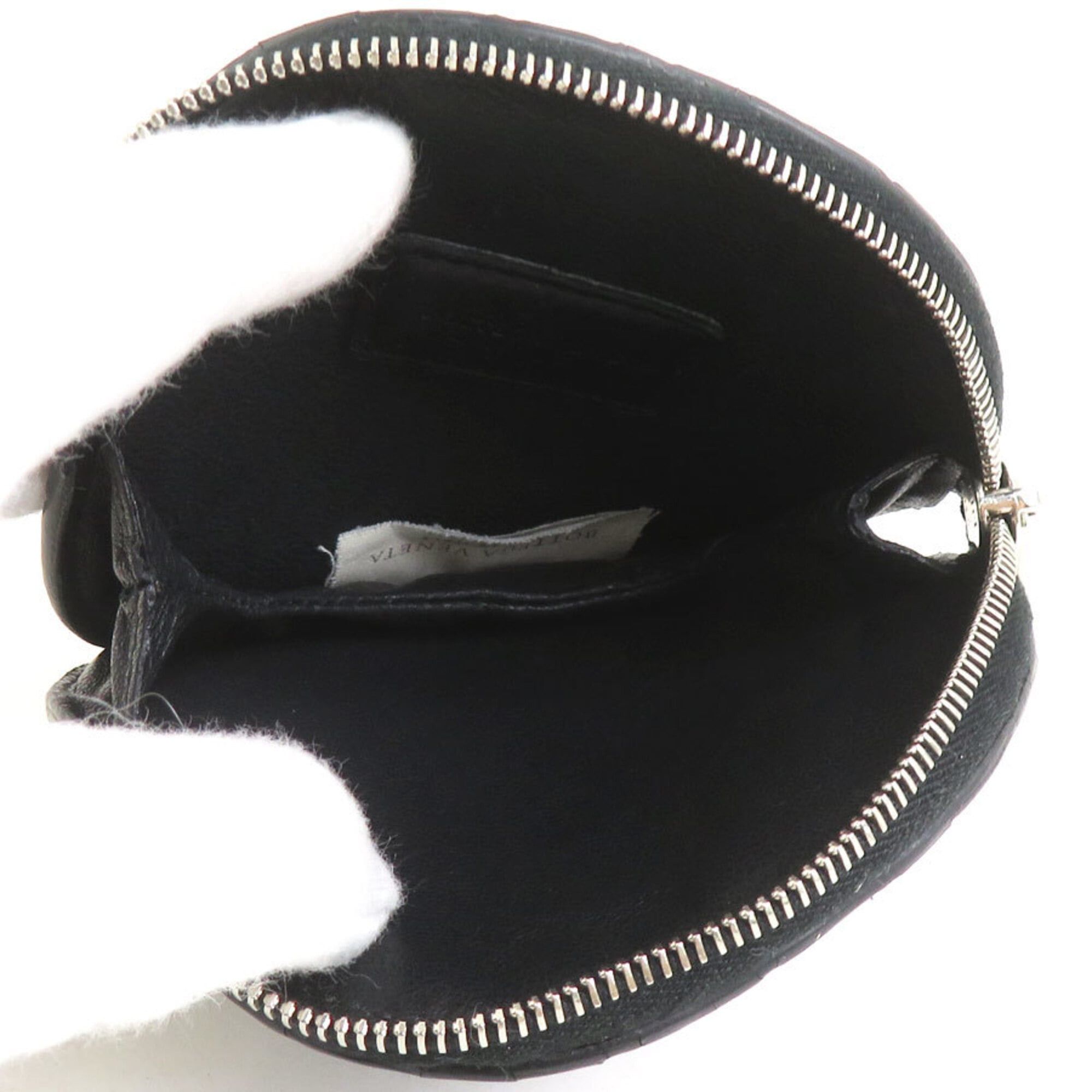 Bottega Veneta Bottega Veneta wallet/coin purse, Intrecciato leather, black, men's/women's, r11209j Size ONE SIZE - 3 Thumbnail