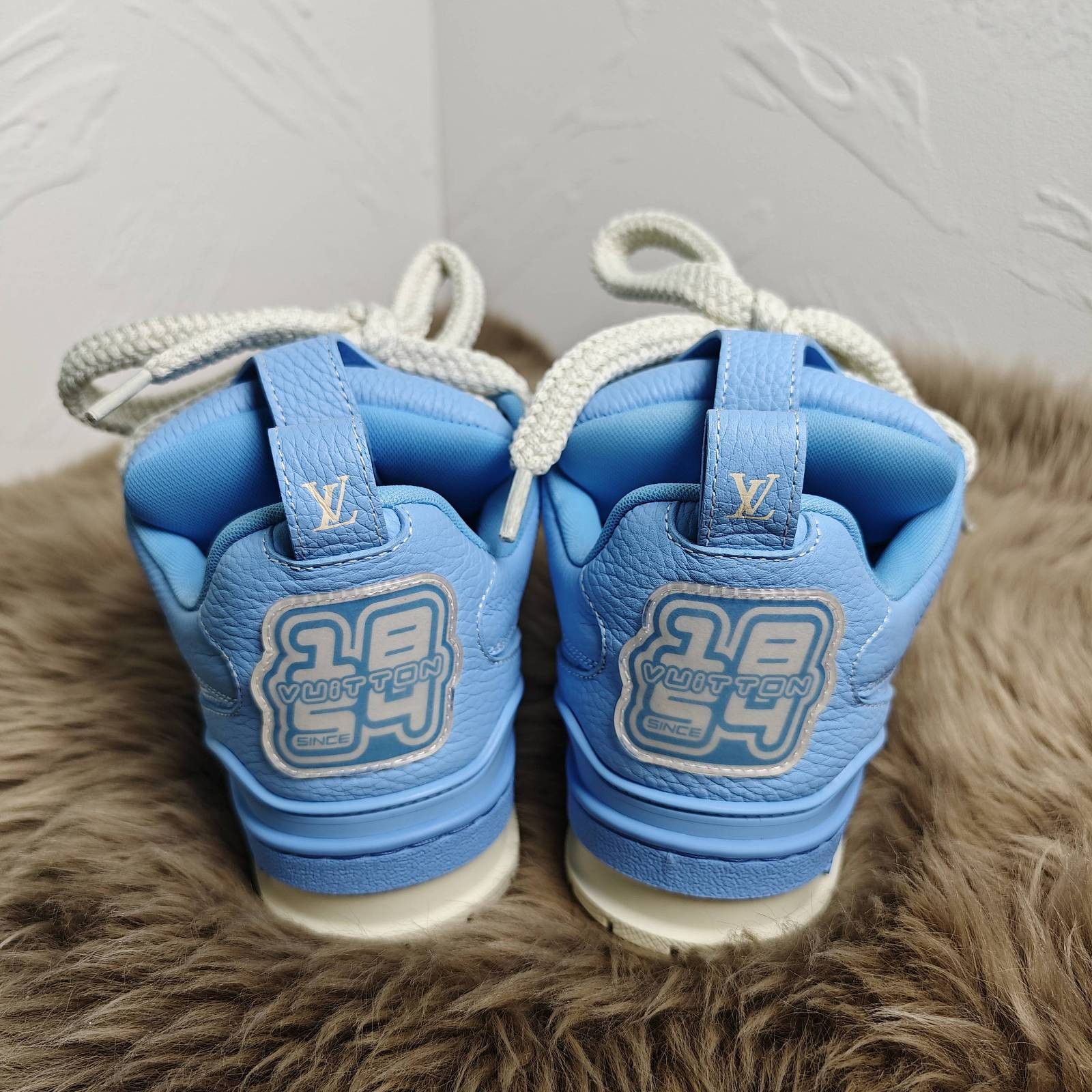 Louis Vuitton Louis Vuitton Skate Sneakers Blue Size 37 Size US 5 / EU 37 - 3 Thumbnail
