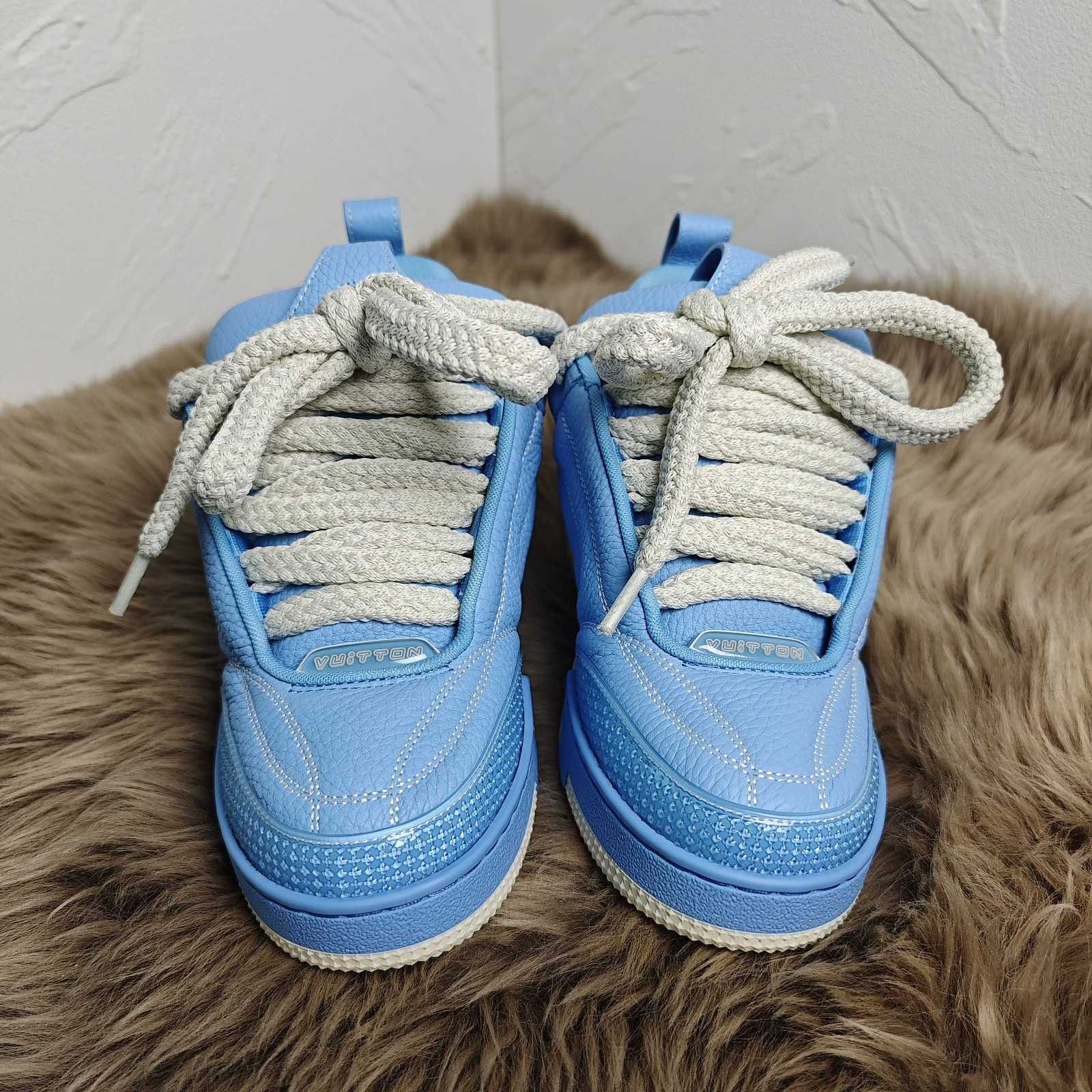 Louis Vuitton Louis Vuitton Skate Sneakers Blue Size 37 Size US 5 / EU 37 - 2 Thumbnail