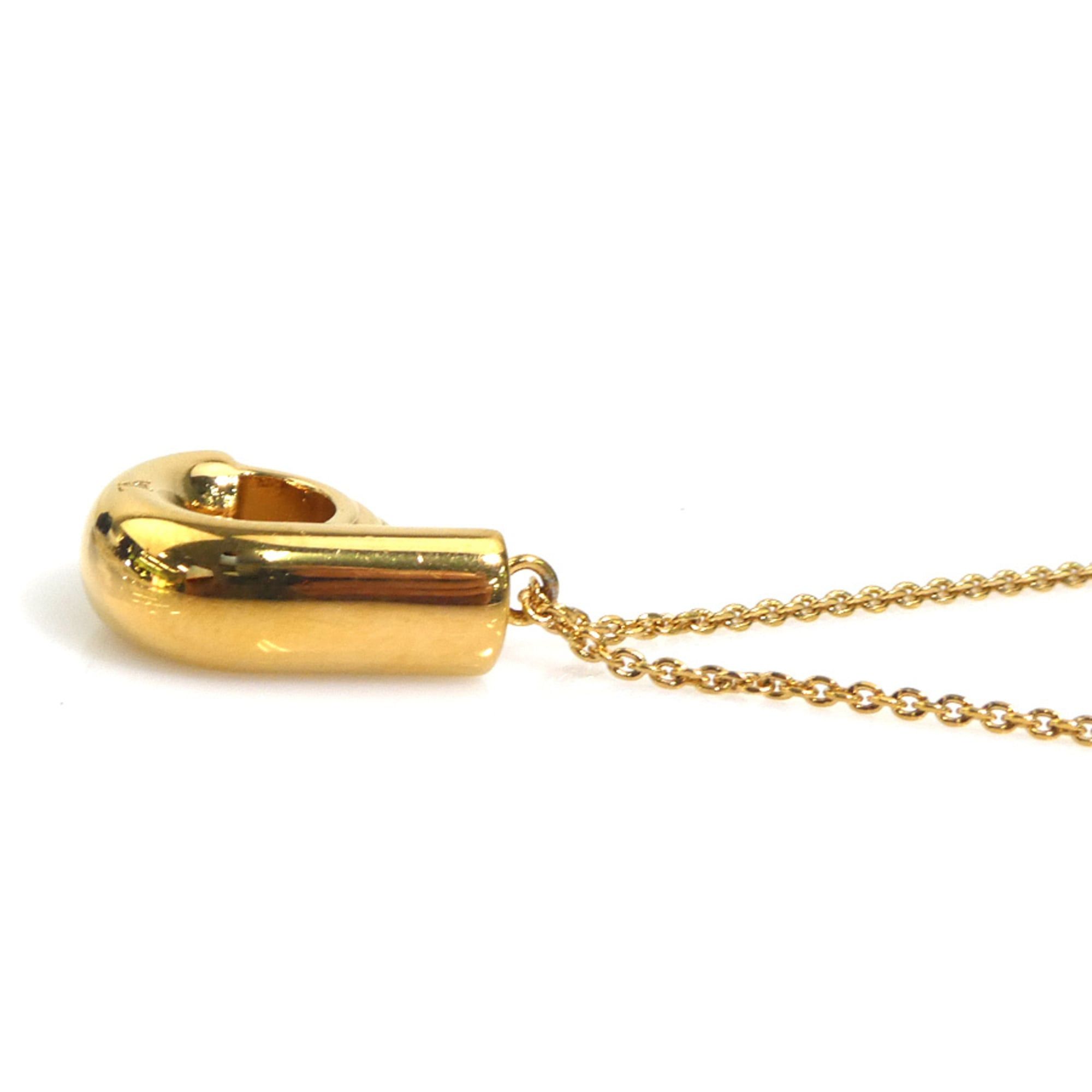 Louis Vuitton Louis Vuitton Necklace LV&ME D Metal Gold Men's Women's M61059 r11194a Size ONE SIZE - 3 Thumbnail
