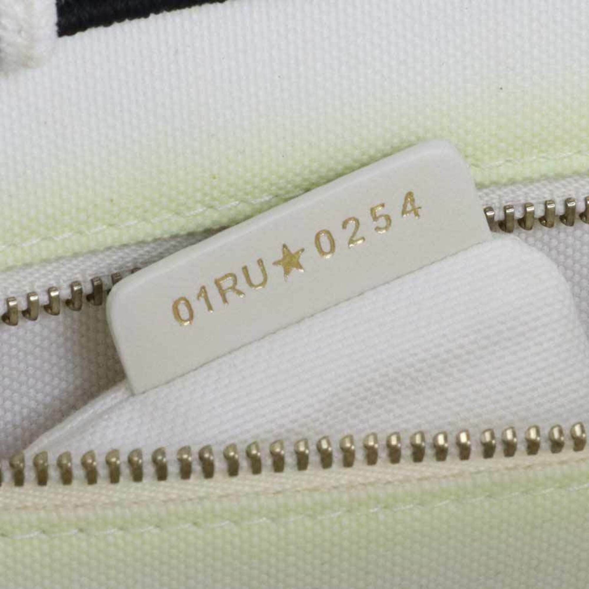 Dior Christian Dior Amour Book Tote Handbag/Shoulder Bag, Canvas and Leather, White, Black, Red, Women's, 90253k Size ONE SIZE - 14 Thumbnail