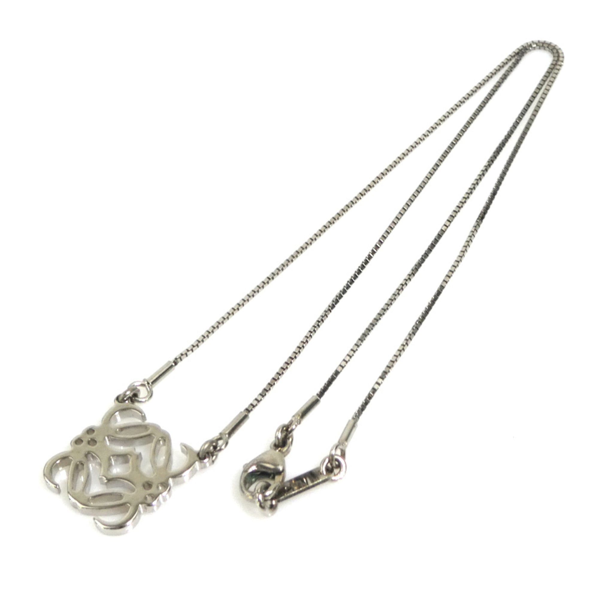 Loewe Loewe Anagram Metal Silver Necklace for Women (r11195i) Size ONE SIZE - 7 Thumbnail