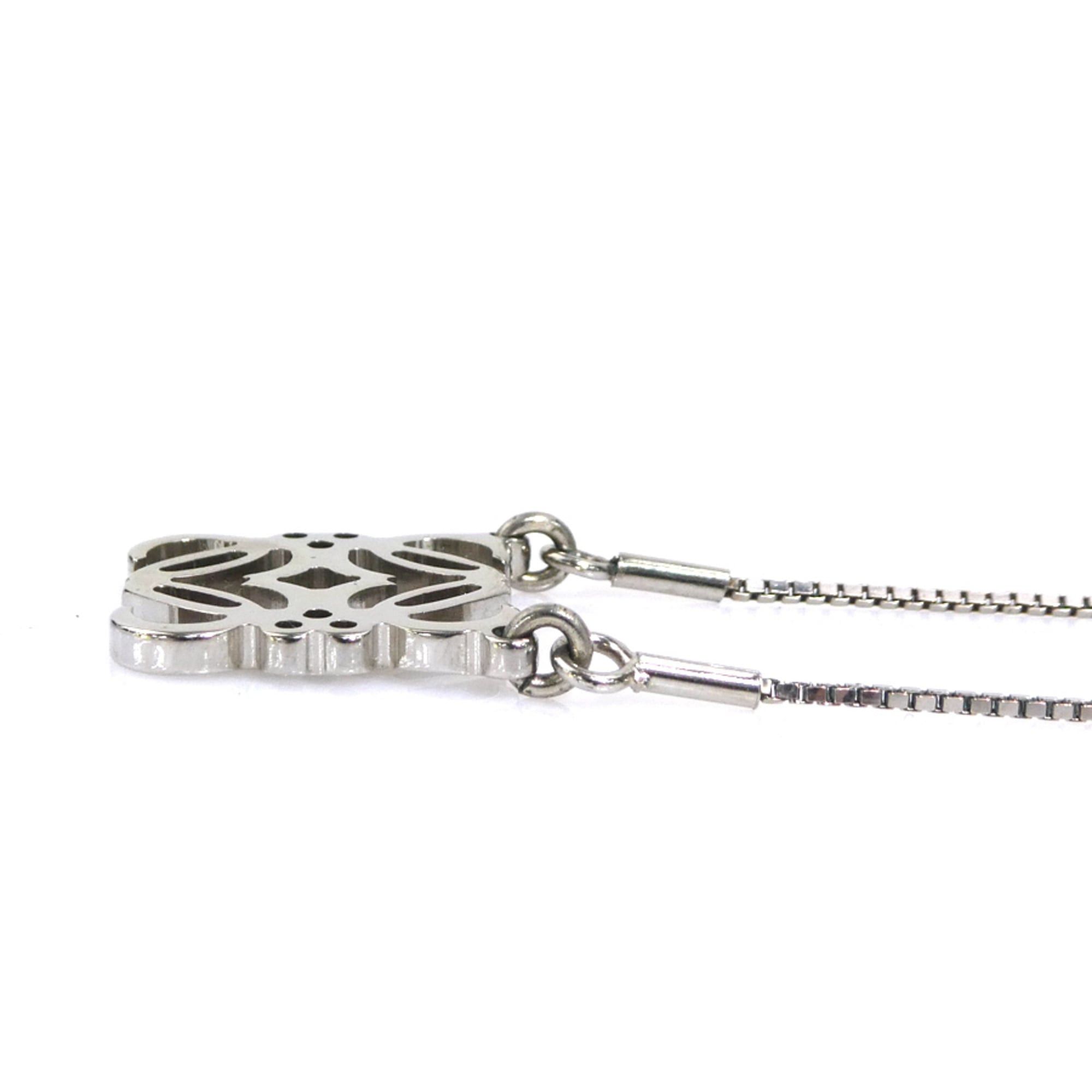 Loewe Loewe Anagram Metal Silver Necklace for Women (r11195i) Size ONE SIZE - 3 Thumbnail