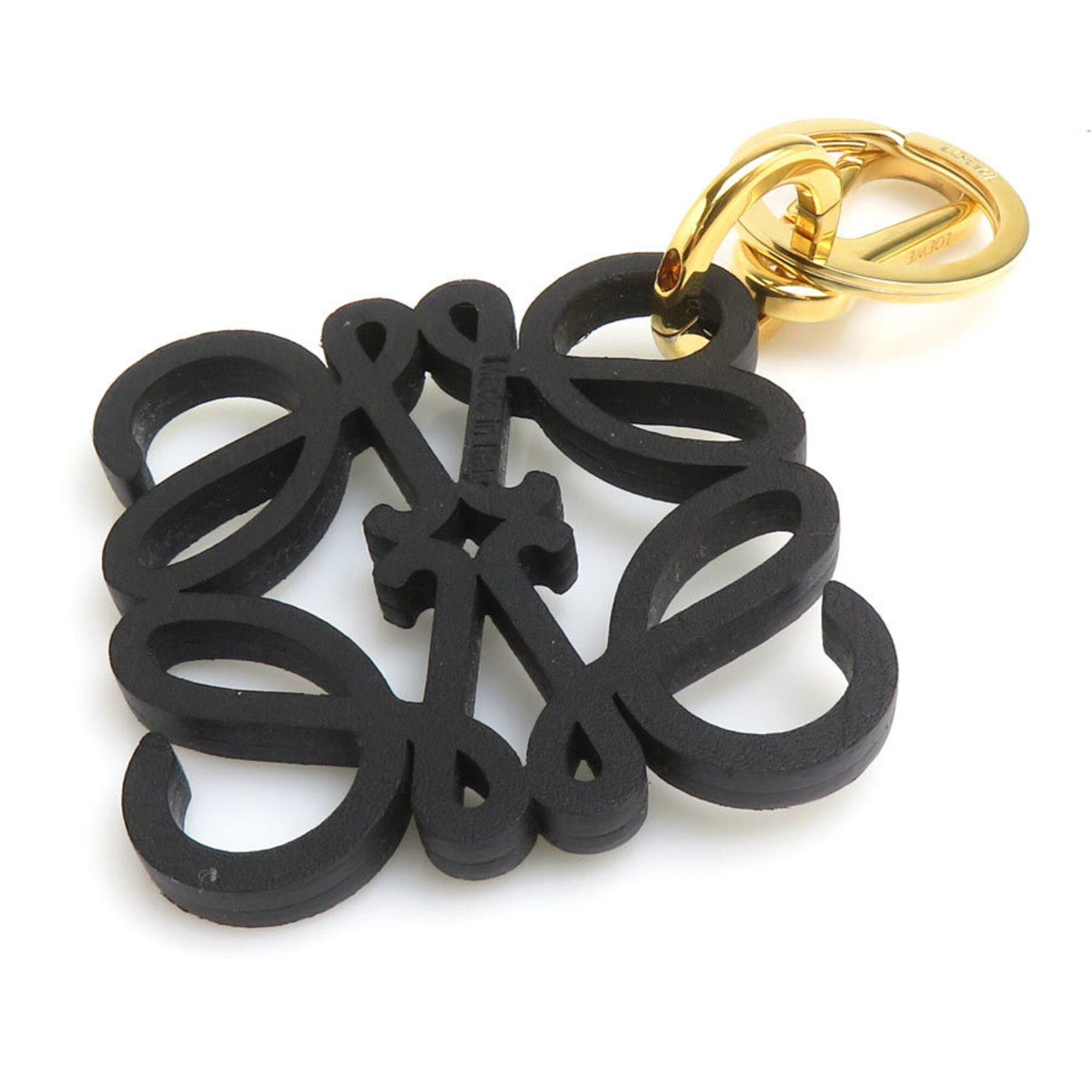 Loewe Loewe Charm Keyring Anagram Leather Metal Green Men's Women's r11202j Size ONE SIZE - 4 Thumbnail
