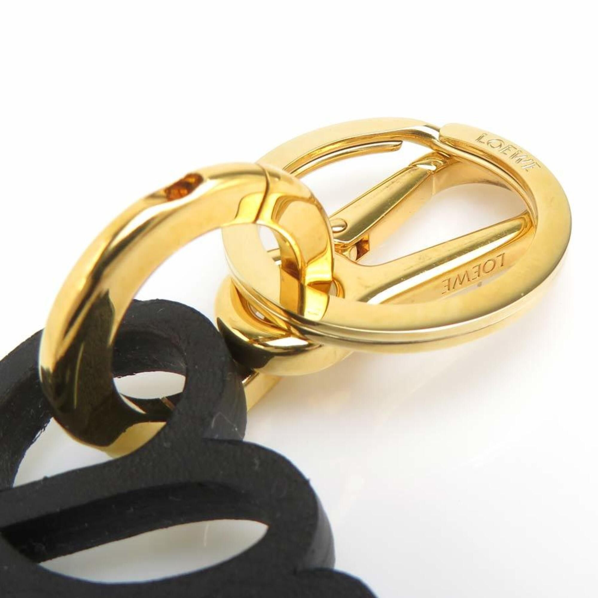 Loewe Loewe Charm Keyring Anagram Leather Metal Green Men's Women's r11202j Size ONE SIZE - 7 Thumbnail