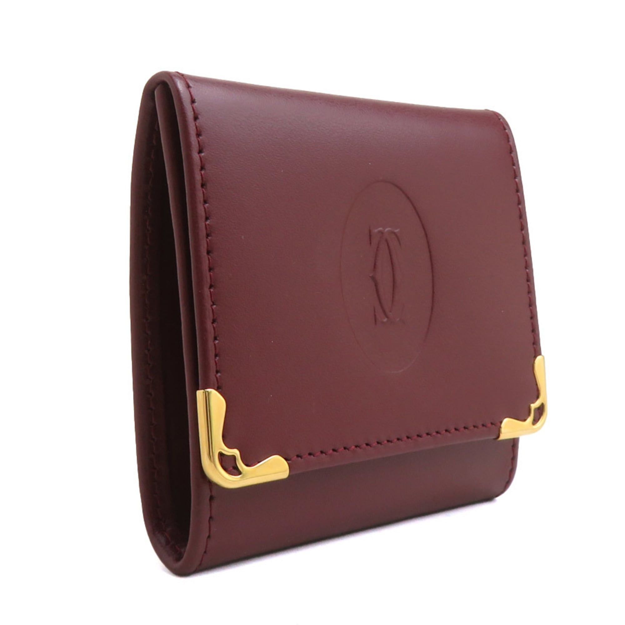 Cartier Cartier wallet/coin purse, Must Line leather, Bordeaux, for men and women, r11203a Size ONE SIZE - 2 Thumbnail
