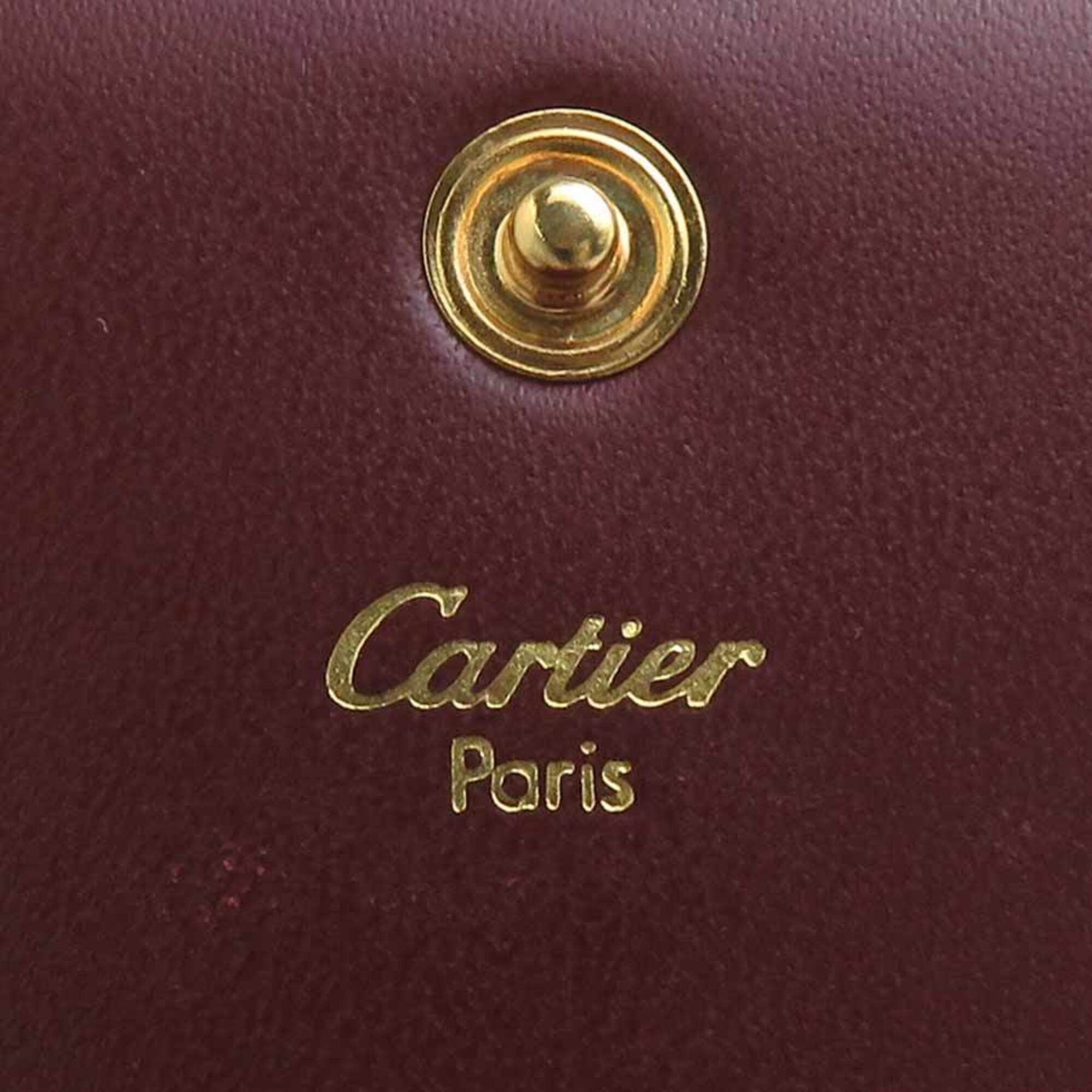 Cartier Cartier wallet/coin purse, Must Line leather, Bordeaux, for men and women, r11203a Size ONE SIZE - 12 Thumbnail