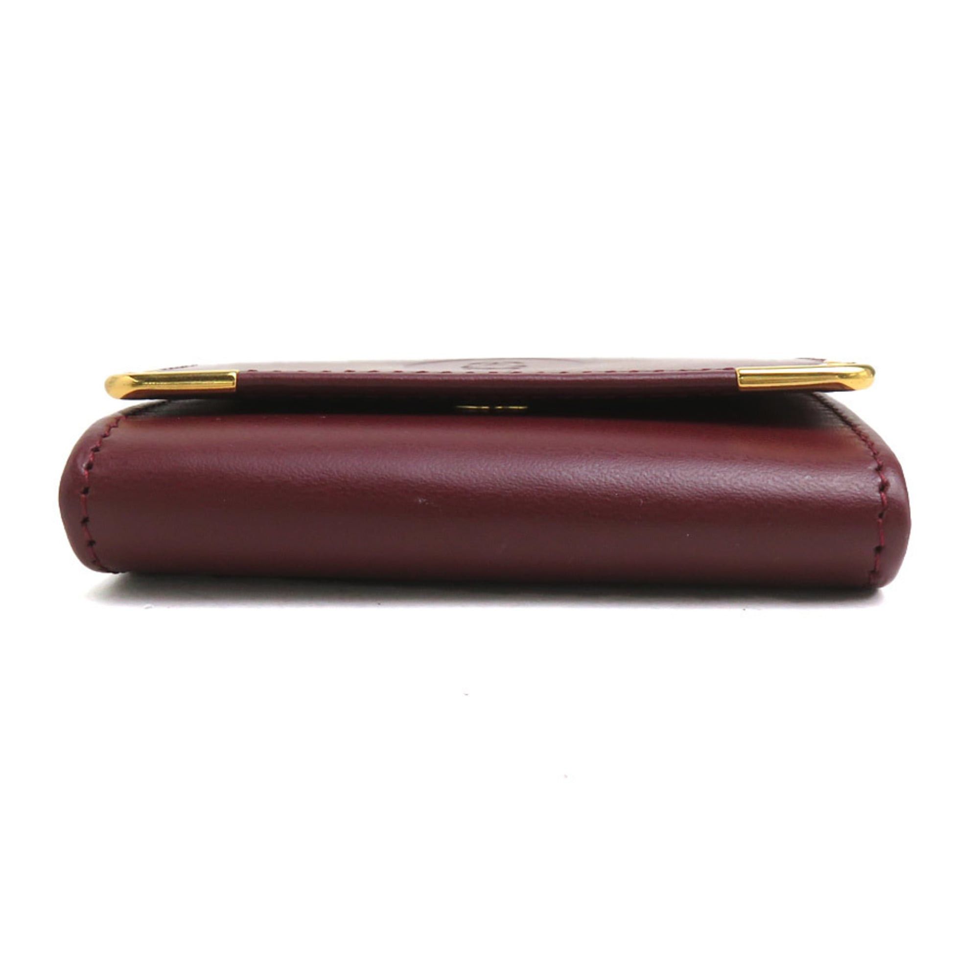 Cartier Cartier wallet/coin purse, Must Line leather, Bordeaux, for men and women, r11203a Size ONE SIZE - 4 Thumbnail