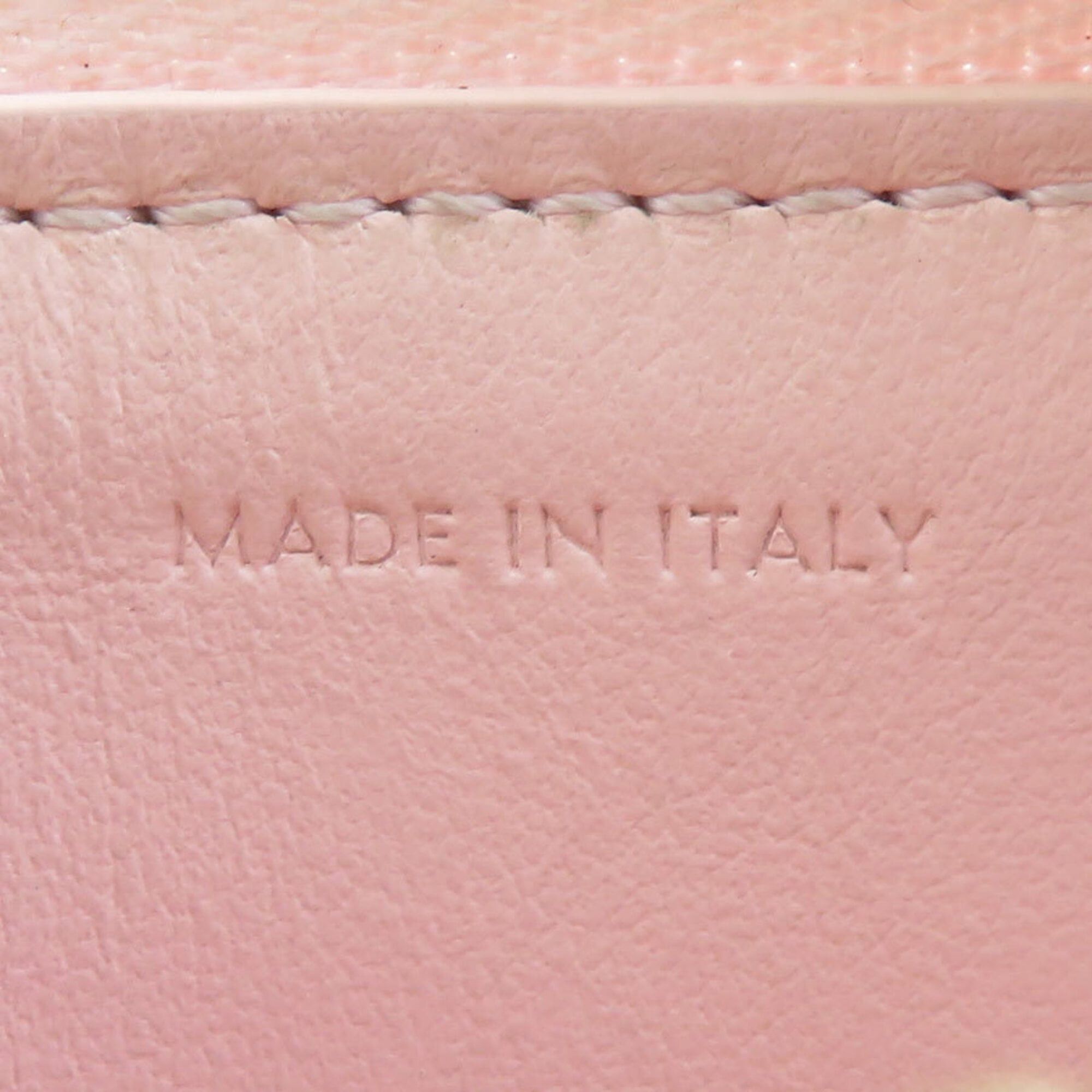 Celine Celine Wallet/Coin Purse Triomphe Leather Pink Women's r11208j Size ONE SIZE - 9 Thumbnail