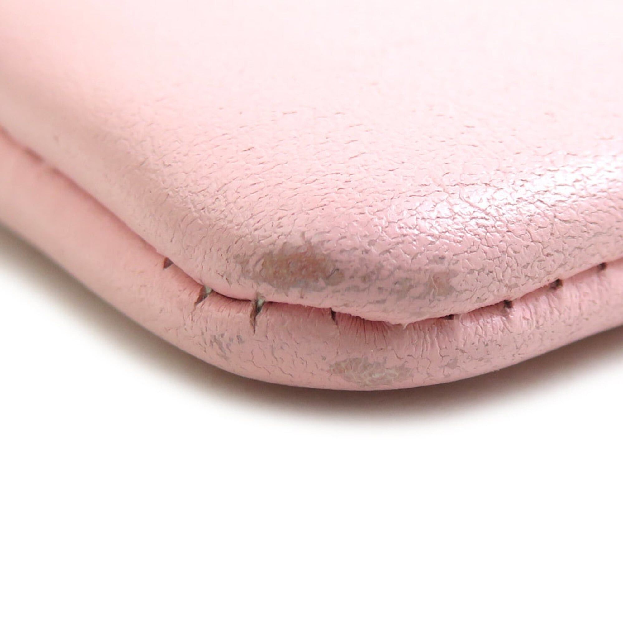 Celine Celine Wallet/Coin Purse Triomphe Leather Pink Women's r11208j Size ONE SIZE - 7 Thumbnail