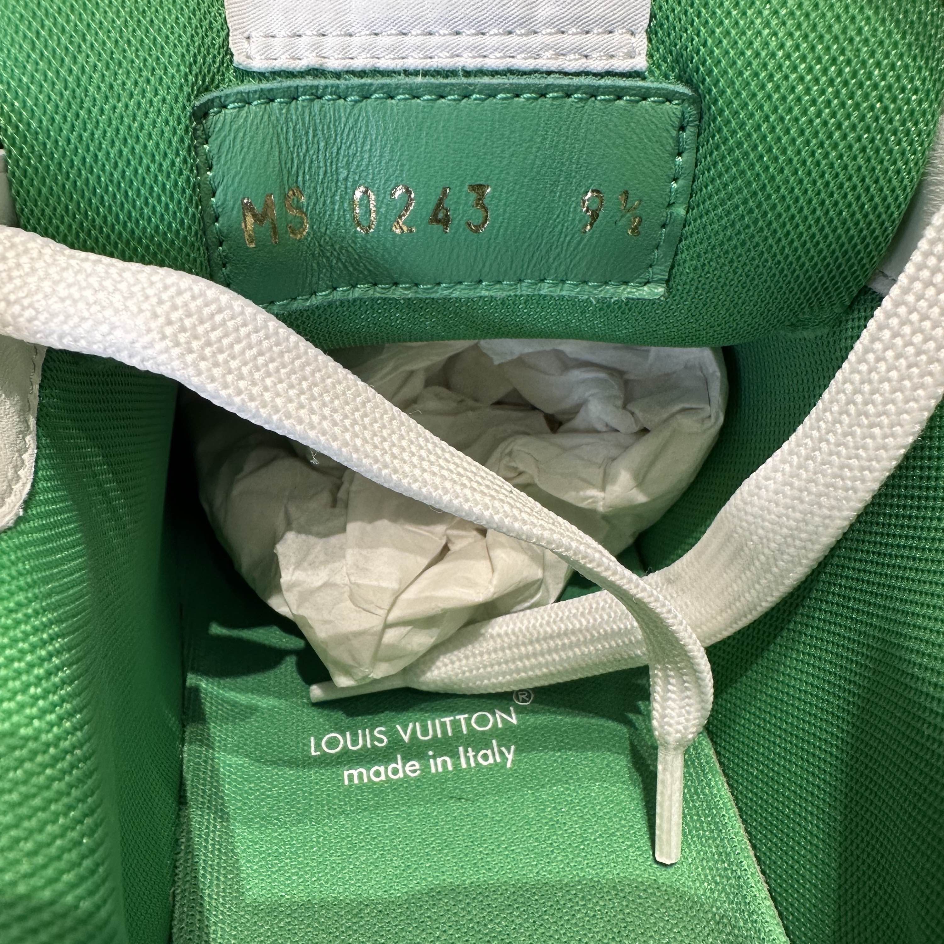 Louis Vuitton Louis Vuitton Green Trainer Low-Top Sneakers US 10.5 Size US 10.5 / EU 43-44 - 5 Thumbnail
