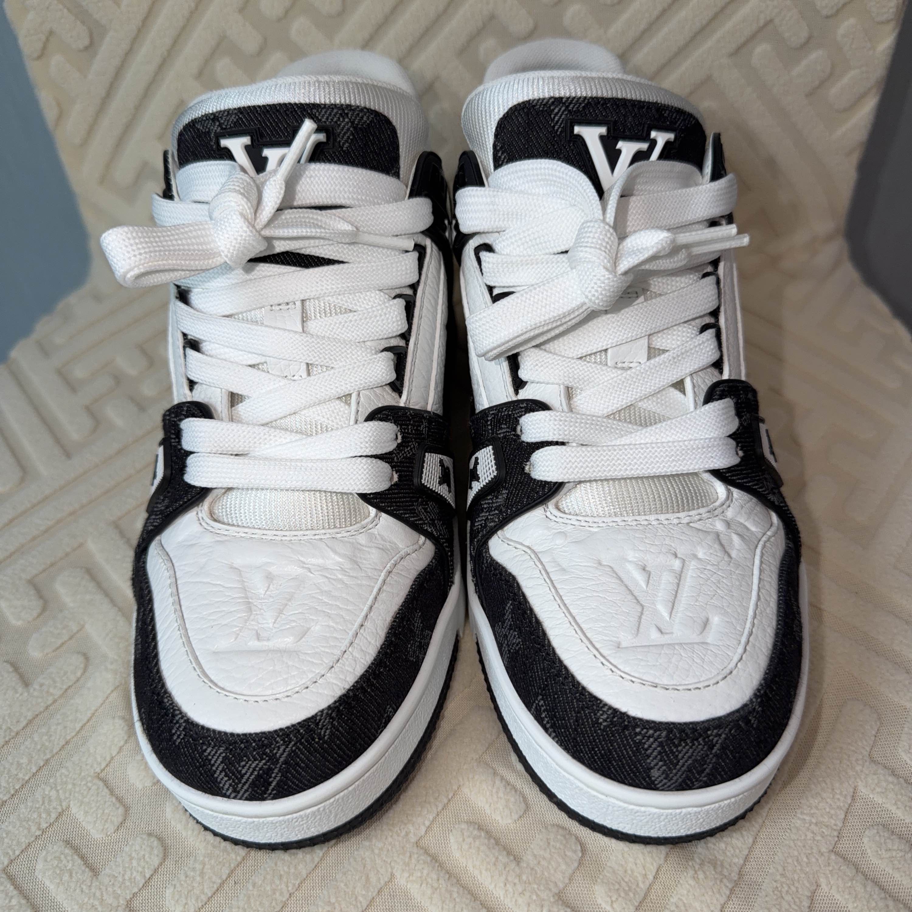 Louis Vuitton Louis Vuitton Trainer Monogram Low-Top Sneakers Size 37.5 Size US 7.5 / IT 37.5 - 2 Thumbnail